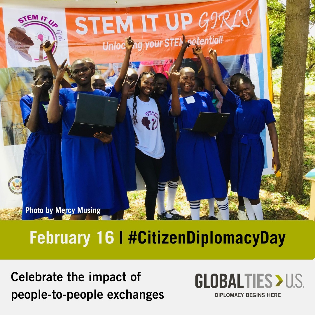 Today is #CitizenDiplomacyDay, a date first noted by the U.S. Congress in 2011 to mark the 50th anniversary of @globaltiesus and our Network’s important role in building peer-to-peer connections through #InternationalExchange.
MCID Washington is grateful for our partnership with the Global Ties U.S. network. With our @stateivlp and CBM partners, we are able to create such amazing and impactful programs.
We are excited to celebrate this #CitizenDiplomacyDay! To learn more about this special day and to hear from Amy Storrow, Director of the Office of International Visitors follow the link here:
https://www.globaltiesus.org/one-handshake-one-casserole-at-a-time/