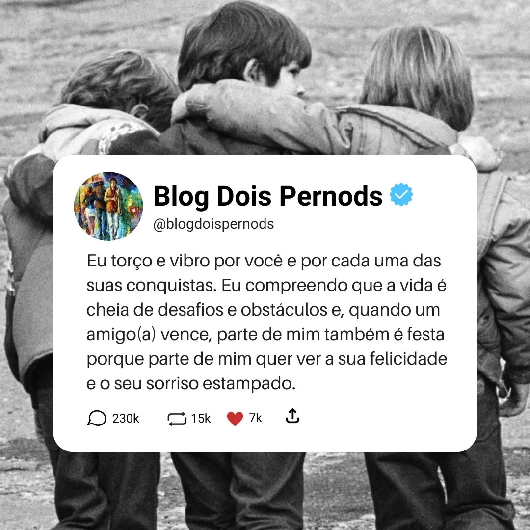 "Sua vitória também é a minha vitória"
🏷 TAGS: @a.p.a.l.c.a #blog #blogger #pensamentos #poesia #prosapoetica #psicologia #filosofia #filosofiamoderna #literaturabrasileiracontemporanea #literaturalatinoamericana #bloggerwriter #instablog #wixblog #wixbloggers #versos #autor #brasil #cartoespoeticos #frasesinspiradoras #artedigital #euescrevo #cultura #arte #educação #ser #universo #academiapalmeirensedeletrascienciaseartes #oscarcalixto