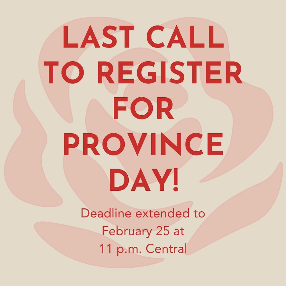 Our hosts at @saiatisu have graciously extended the deadline to register for Province Day on March 2 until Sunday night! If you are planning to attend and have not yet connected with Stephanie, please do right away to be included in travel and accommodation plans. See the registration packet for details and the Google Form plus conventional Square link to pay your fee. Want a shirt? Email Stephanie for the correct link. 🔗