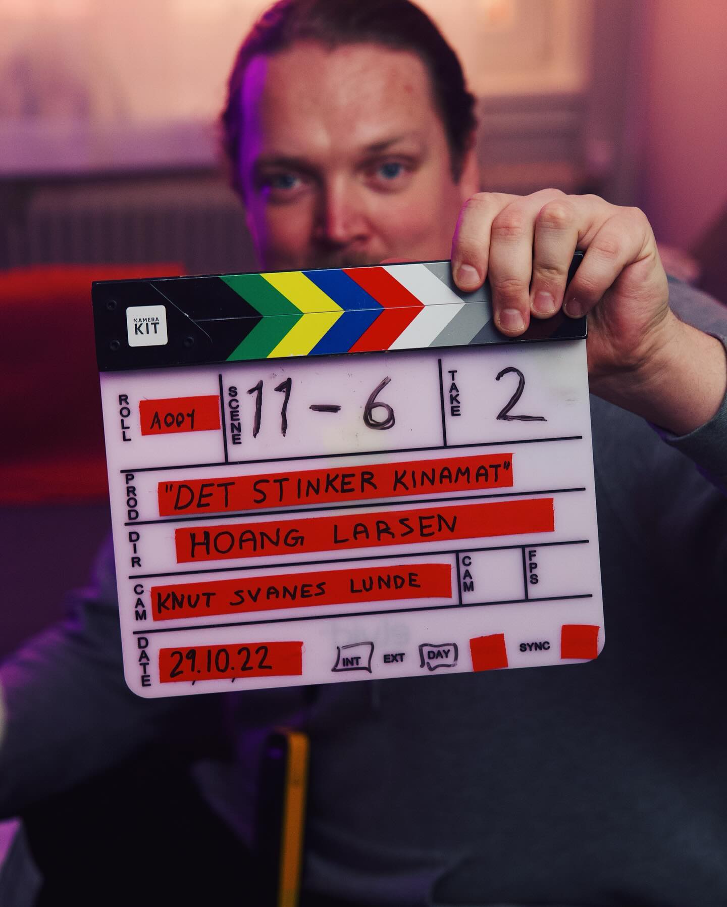 Vi var en god gjeng på opptakene av Det Stinker Kinamat 🥰🎬