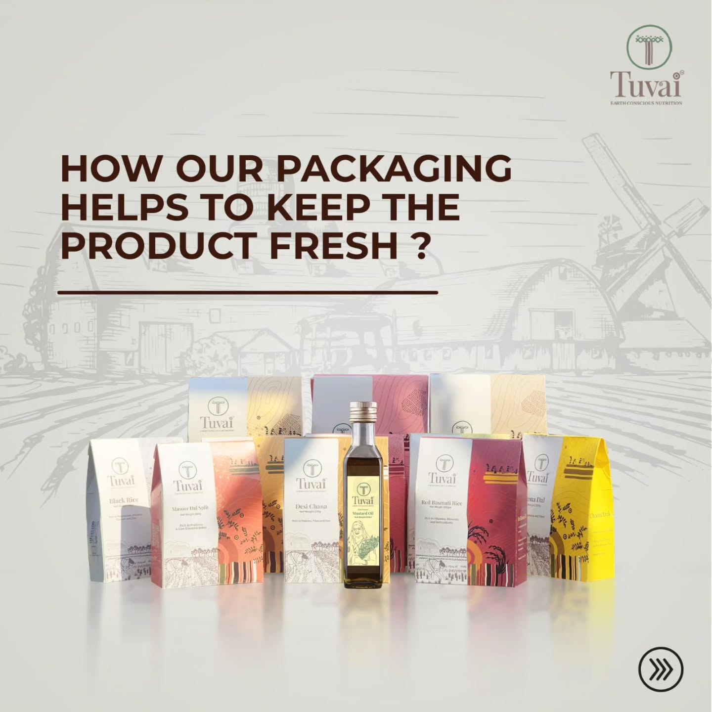 Experience the essence of nature with Tuvai's meticulously crafted packaging, designed to preserve the authentic flavors from farm to table. Our commitment to freshness goes hand in hand with sustainability, as we lock in the natural goodness and vital nutrients while minimizing plastic waste @tuvainature dedication to a greener future extends beyond just organic produce; it's ingrained in every aspect of our ethos.
Join us in supporting a circular economy, where our packaging becomes part of a larger ecological cycle.
Choose @tuvainature and support eco-friendly practices🌎
For more information: www.tuvainature.com
-
-
#tuvai #ecofriendlypackaging #greenliving #sustainableliving #greenchoices #ecoconscious #reducereuserecycle #planetfriendlypackaging #environmentallyresponsible #consciousconsumer #earthfirst #gogreenwithtuvai #sustainablepackaging #natureinspired #ethicalchoices #carbonneutral #respectnature #choosewisely #greenfuture #tuvaiecoinitiative #leavenotrace #protectourplanet #sustainabilitymatters #SustainableLiving #FreshFlavors