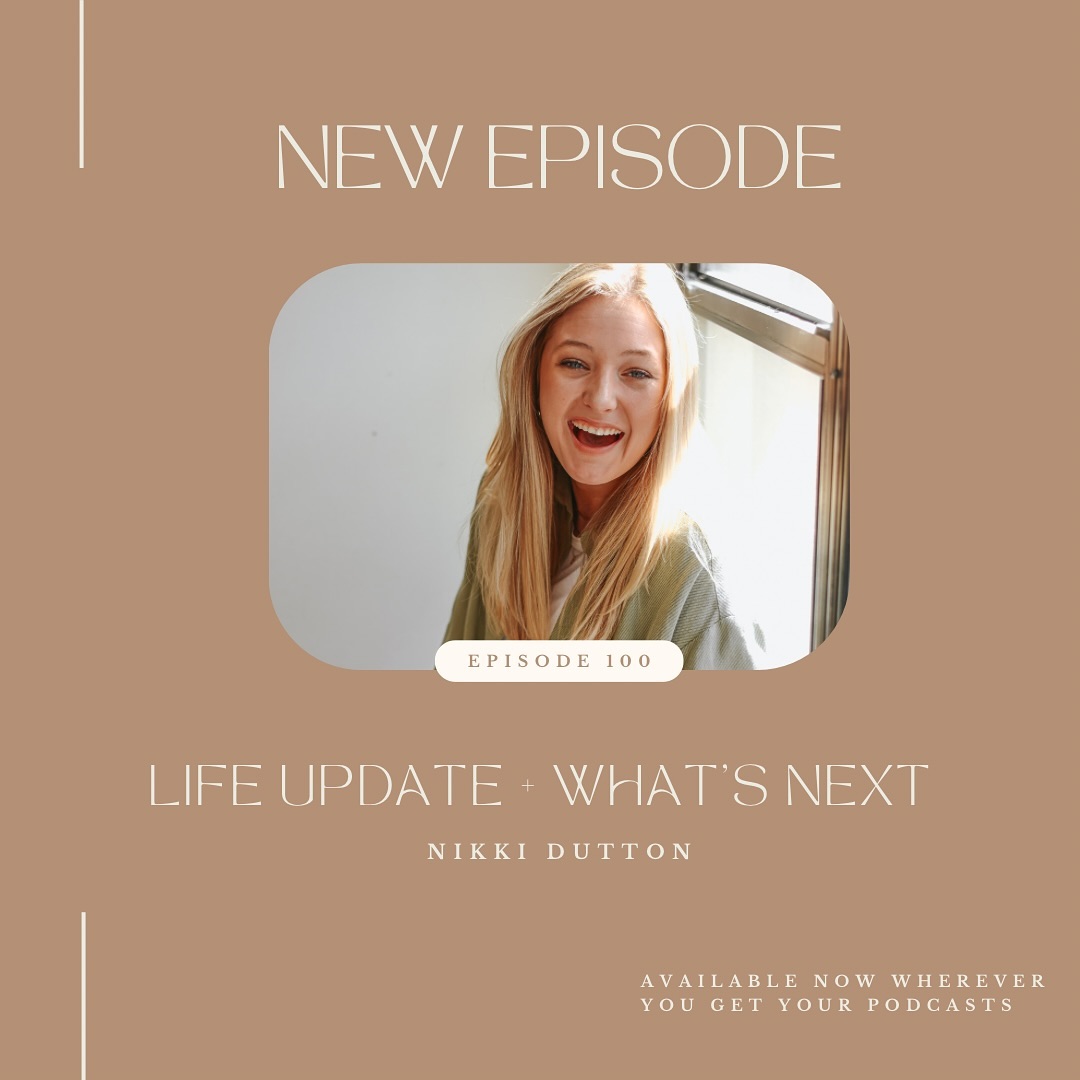 For a few weeks now I have hinted at a life update that has been in the works and today I am (finally) sharing the full story of what shift has happened and what’s next.
And PS….. HAPPY 100TH EPISODE 🎉🎉 Did anyone else celebrate the 100th day of school growing up?!
Available everywhere you find your podcasts ✨