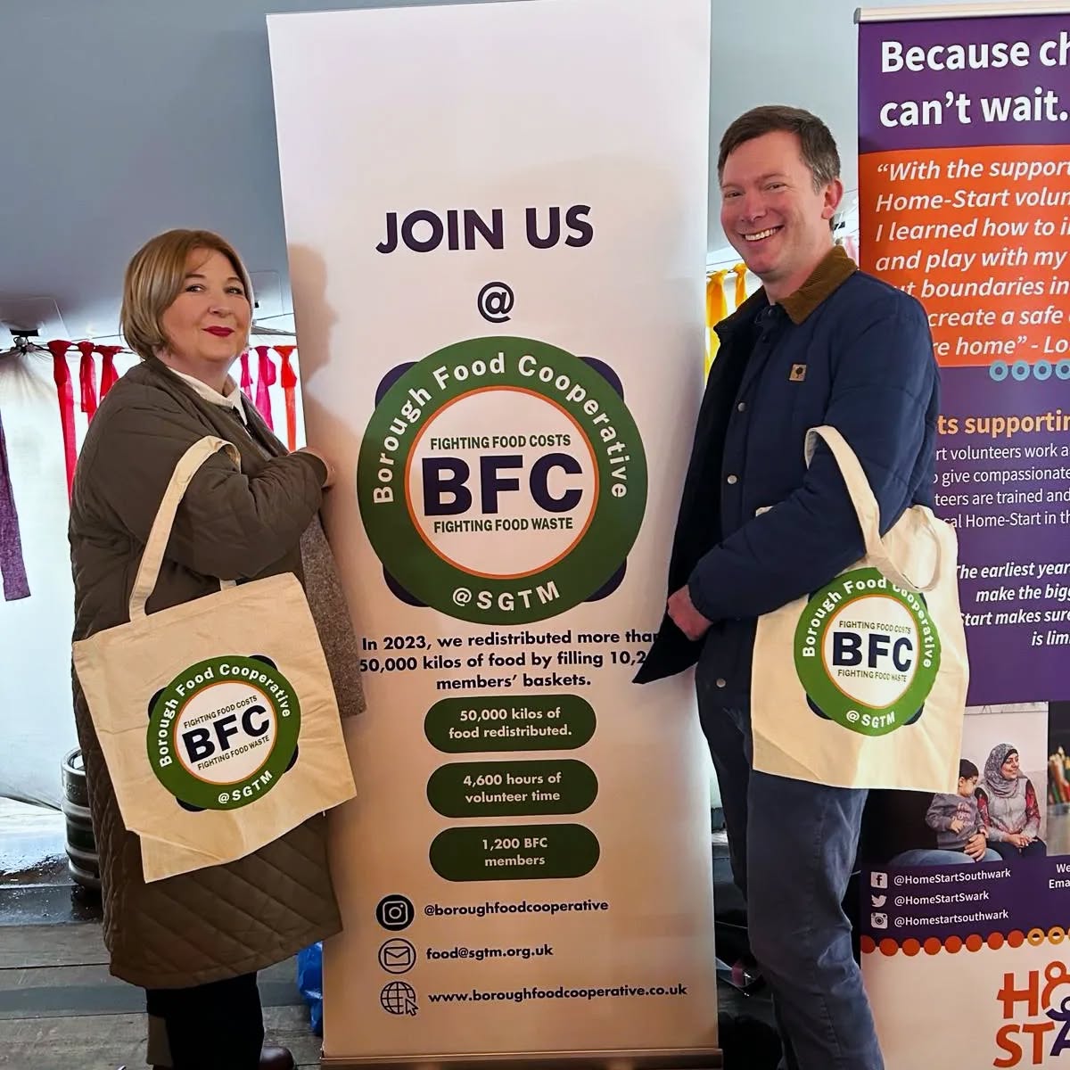 We thoroughly enjoyed taking part in the Southwark Volunteering Fair organised by #cosouthwark and hosted by #mercatometropolitano. We got to meet many local neighbours interested in volunteering and share with other organisations in the borough. Here's to a Southwark that is about building community through helping each other.
#volunteering #solidarity #community #foodwaste #foodcharity #wereallinthistogether