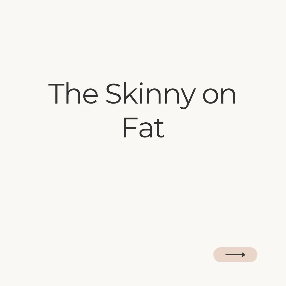 If you grew up in the 80's like me, we were told to be fearful of fat in all its forms (low-fat cheese was the saddest thing 😢 ). Here is information on why we need to include some fat in our diets; which types of fats to include and which to avoid; and some tips for incorporating good-quality fats into your diet.