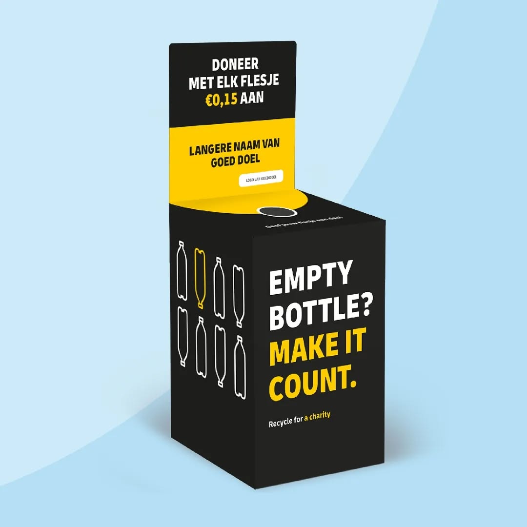 Ontwerp en uitvoering van een flescontainer voor het hoofdkantoor van DHL. De opbrengst doneert DHL aan een goed doel.
.
.
.
#portfolio #studio_vo #graphic #design #grafisch
#designer #grafischontwerper #signing #belettering #presentatie #visuals #vormgevers