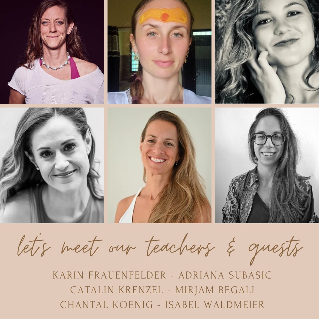 Heute präsentieren wir euch die letzten Herzensmenschen, die die Om Days mit ihrem Wirken bereichern werden. Schon morgen geht es los - wir sind voller Vorfreude!
❤️ Karin AVA Frauenfelder
@frauenfelderkarin
Karins ganzes Sein und Wirken ist darauf ausgerichtet, immer noch tiefer, freudvoller und freier mit dem Leben und der ewigen Liebe zu fliessen. Besuch am Sonntag Karins Meditationsworkshop mit Löffel biegen.
❤️ Adriana Subasic
@adriana.sbsc
Adriana ist Yogalehrerin und Tänzerin. Starte in deinen Sonntagmorgen mit Adrianas Upside Down - Inversion Workshop.
❤️ Catalin Krenzel
@mahakali_catalin
Catalin zog es nach ihrer ersten Yogaausbildung schnell in Richtung Energiearbeit, worin sie sich vertiefte. Catalin gibt dir in ihrem Workshop “energetisches Arbeiten mit der Akasha Chronik” einen Einblick in die in ihr Wirken.
❤️ Mirjam Begali
@yoga_mirjam
Mirjam ist Yogalehrerin und Ausbildnerin im Bereich Kinder- und Teenie-Yoga. Sie bietet an den Om Days 2 Kidsyoga-Stunden an sowie eine Yin Yang Yoga Stunde mit Live Handpan zusammen mit Isabel @isabel_ebt
❤️ Chantal Koenig
@alohayoga.ch
Chantal ist Yogalehrerin und Ausbildnerin aber auch die Initiantin, das Herz und die Seele der Om Days. Chantal ist an den Om Days mit verschiedenen Stunden vertreten.
❤️Isabel Waldmeier
@isabel_ebt
Isabel ist Yogalehrerin und Entspannungscoach. Sie spielt leidenschaftlich gerne Handpan und begleitet die Sonntags Yin Yang Stunde von Mirjam mit ihren wunderschönen Klängen.
#yogateacher #omdays #yogafestival #yogatage #yogaweekend #handpan #yogaaarau #yoga #yogapractice #sanskrit #forrestyoga #yogaundtanz #ayurveda #yogatherapie #mantra #yogaliebe #yogaaargau #yogafüralle #yogadaily