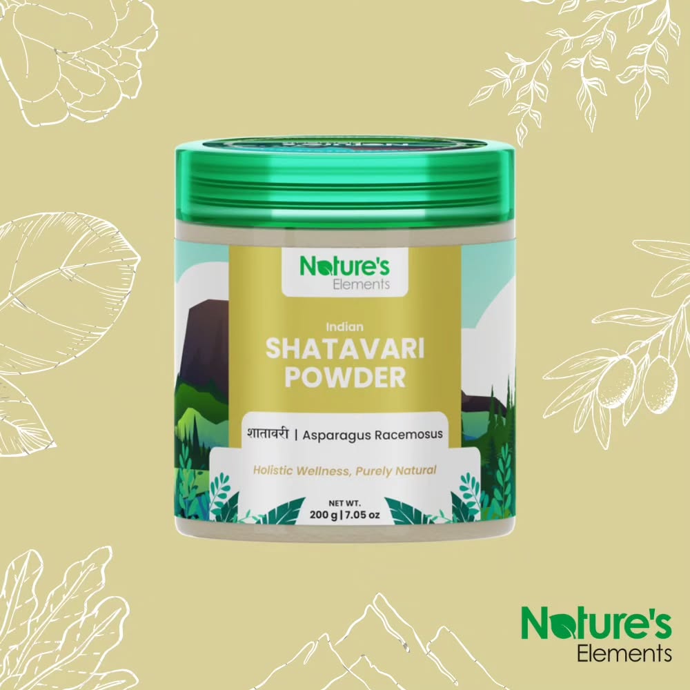 Introducing the all New Packaging of Nature's Elements Shatavari Powder