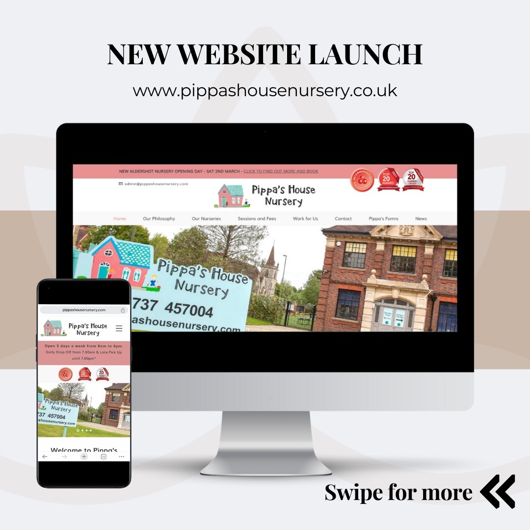 Check out my latest website launch for Pippa's House Children's Nursery. 🌈
🌐 www.pippashousenursery.com
>> Swipe to see what my favourite features are on this beautiful website! Seamless multi-page forms and scroll animation showcasing their amazing locations!
I am so pleased as to how this website turned out. I think I even beat a record for how quickly this project was completed from beginning to end as we had a tight deadline due to a new location opening! I was prepared for the challenge and it paid off!
I enjoyed every minute on this project and how it all came together.
@pippashousealdershot
@pippashousereigate
@pippashouseguildford
@pippashouseclaygate
@pippashouseweybridge
---------
If you are looking for a new website, then please reach out to see if I can help 📲 ✉️hello@ajmwebsitedesign.co.uk / 07747478613
--------
#NewWebsiteLaunch #ChildrensNursery #Wix #WixWebsiteDesign #WixWebsiteDesigner #WebsiteDesigner #WixPartner #SmallBusinessSurrey #SurreySmallBusiness #Solopreneur #BusinessOwner #Freelancer