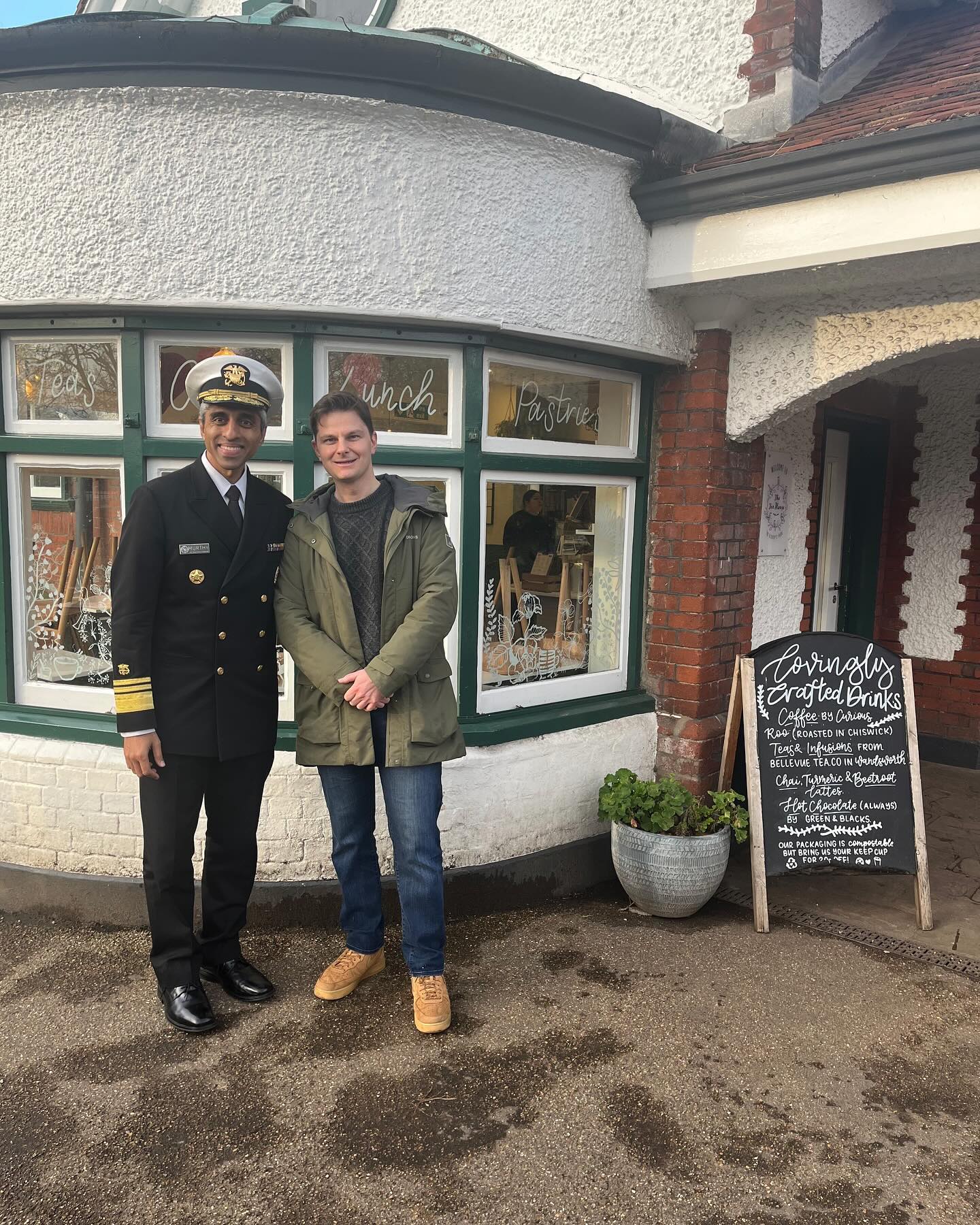 What an honour to host the @u.s.surgeongeneral yesterday during his London visit for @wohasu and parliamentary engagements!☺️
@bishopsparkteahouse provided a perfect backdrop for discussions on health, accompanied by a scrumptious afternoon tea with freshly baked scones, clotted cream, and strawberry jam!
It was wonderful to chat about building happy, healthy communities, as it’s something of great importance to us that we’ve been working on for 10 years. Grateful for the opportunity to connect with a fellow advocate from the highest echelons of public health.🙏