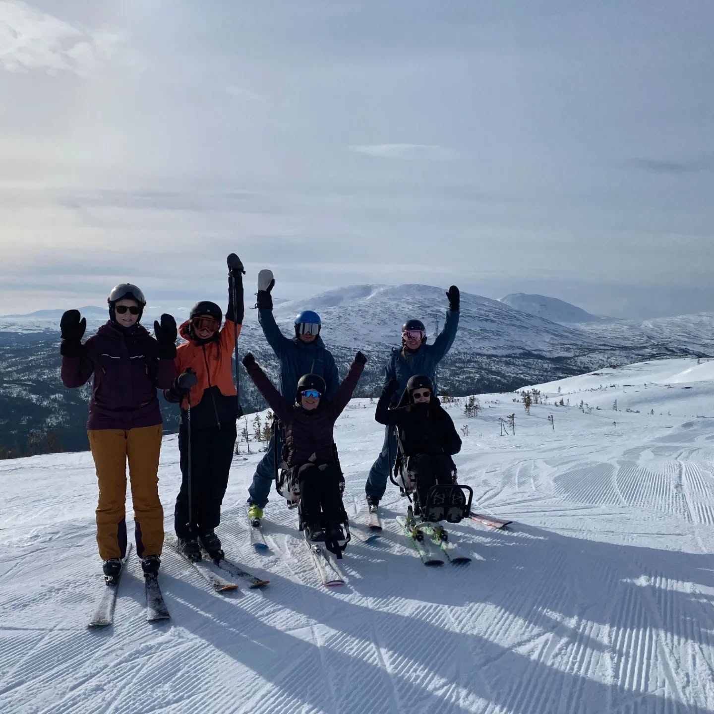 Fantastisk turdag i @merakeralpinsenter ❄️
#sitski #meråkerkurbad #uterehabilitering #rehabilitering