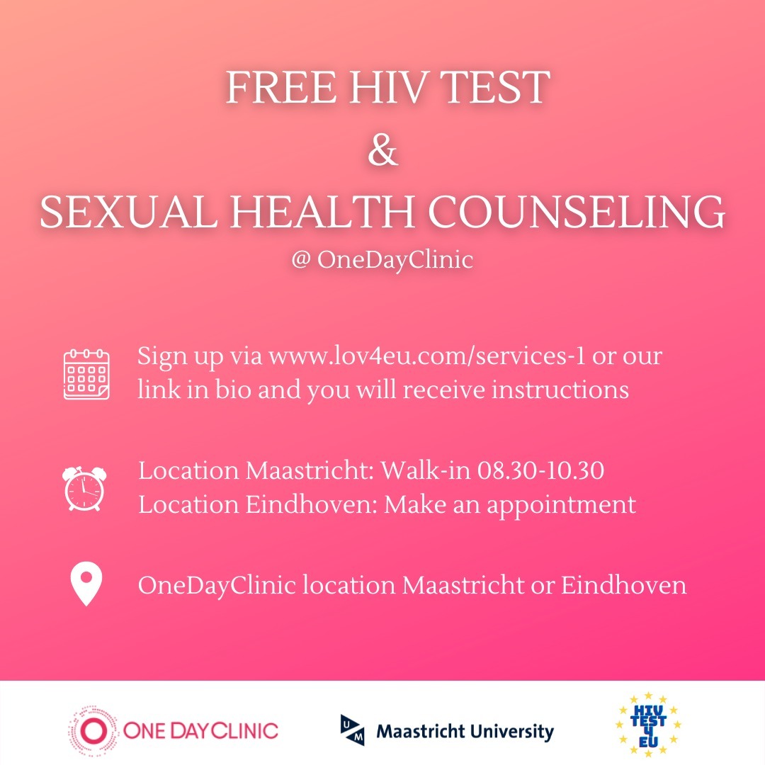 Want to get tested for HIV? We still offer free HIV tests @onedayclinic!
👉Check out our website and sign-up
❤️😍