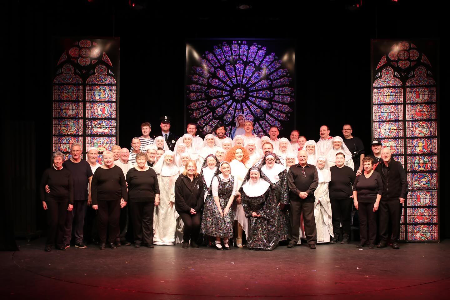 Well, what a week that was! Fantastic team, fantastic show and six amazing audiences. Thank you all! Sister Act is all packed away and the cast and crew are having a well earned rest! We will return in the Summer with a fantastic self-penned workshop production and then back at the Stoke Rep next March for Sondheim’s wonderful ‘Into the Woods’ more about that soon though! Keep your eyes peeled.