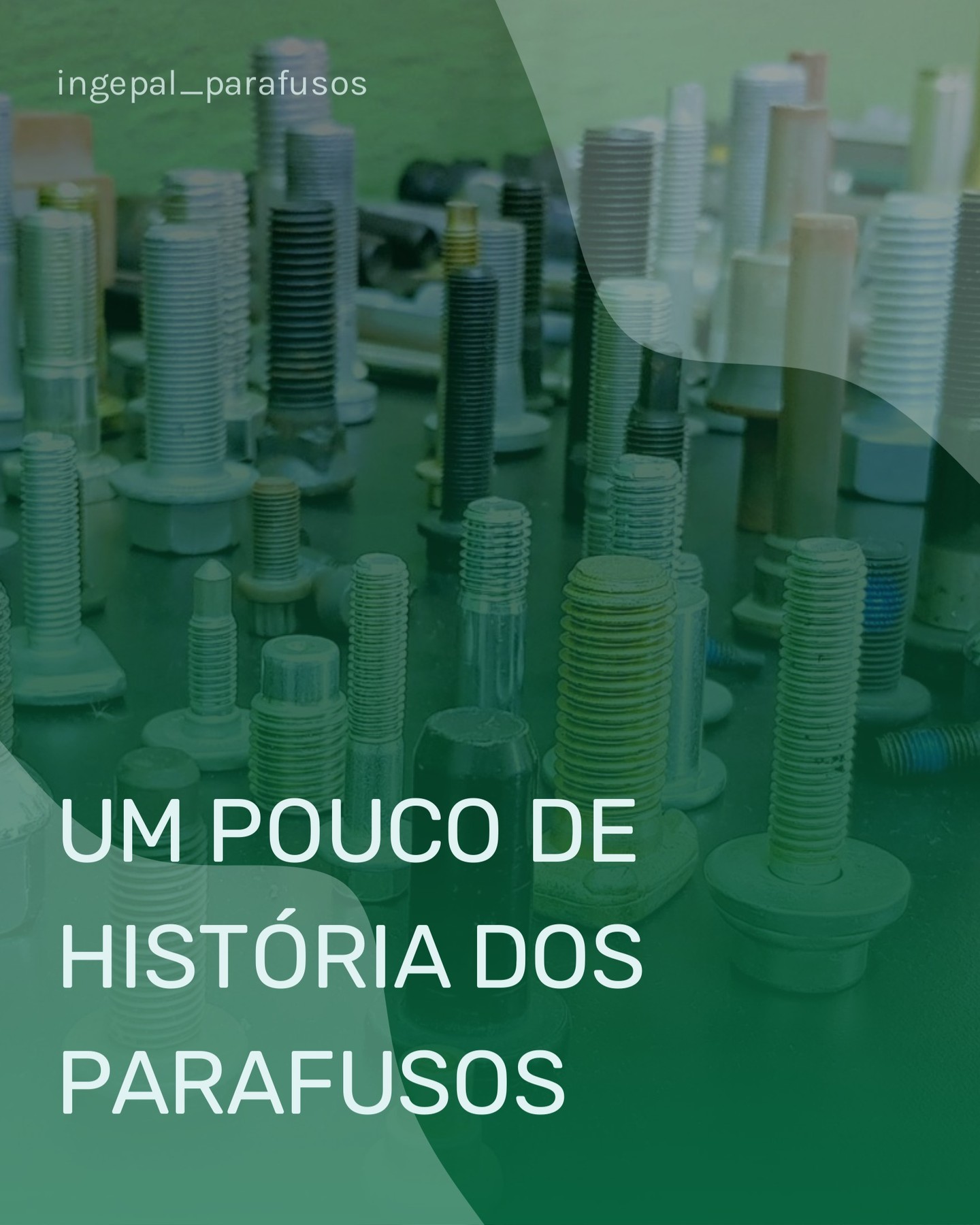 Na INGEPAL, temos orgulho de contribuir para a história dos parafusos hoje! 🔩 #INGEPAL #HistóriaDosParafusos #Tradição"