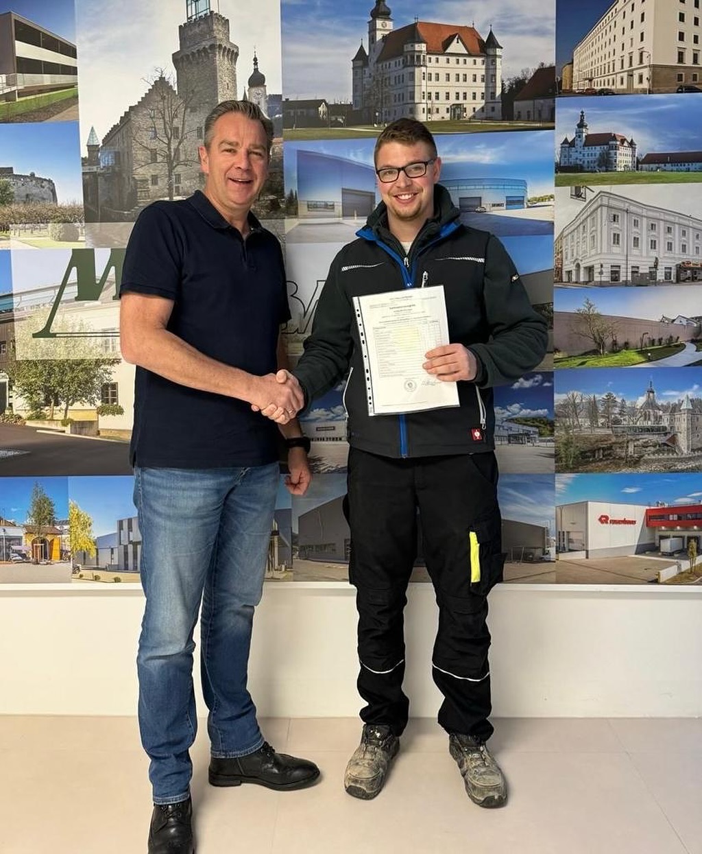 Wir gratulieren Michael Stadler zum guten Erfolg in der 2. Klasse der Bauhandwerkerschule!👍 Super Leistung!
#karriereambau #lehrlingsschmiede #steyr #mayrbau