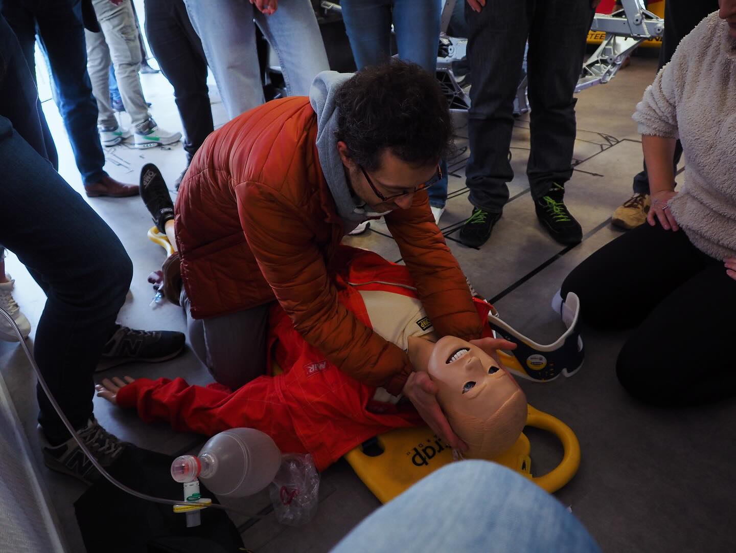 Pre-Hospital care: Formation day at our extrication center.