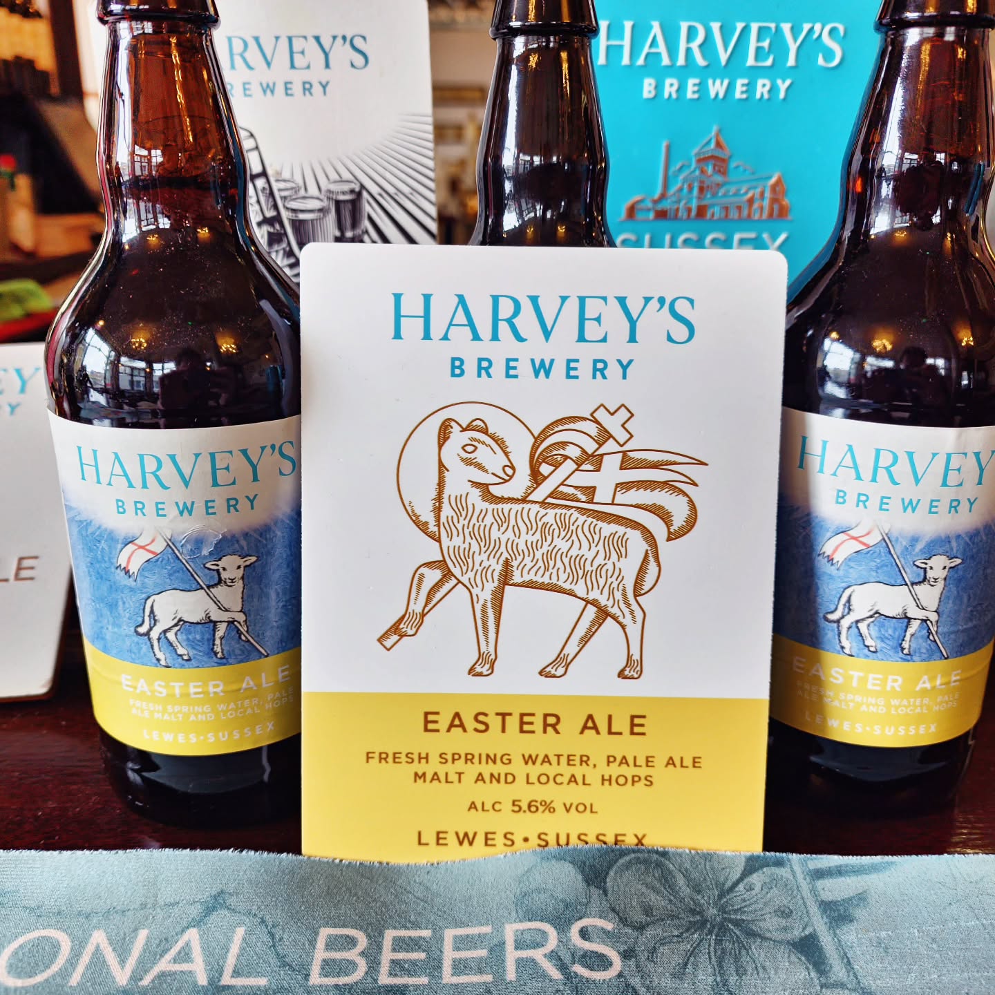 It's Easter time, so here's our newest addition o the Harveys Line-up.🐣
Reformulated from last year's initial brew to be a little lighter at 5.6%, this beer is zesty fresh and perfect to see in this season of hope & new beginnings.
Also available is last year's OG batch, at 6.8% great to compare side-by-side with friends (while seated). 😉
We have a couple more special beers coming this Easter so keep your eyes on out socials!