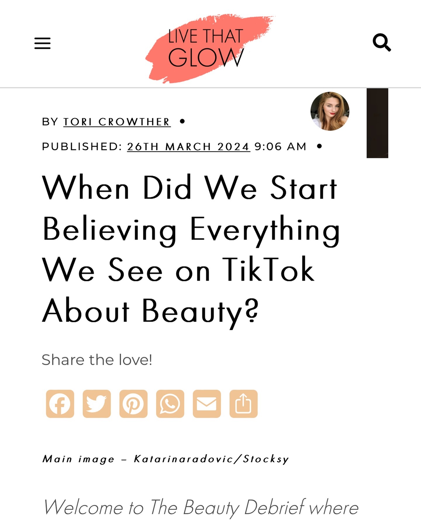 I’ve been working with @live.thatglow for quite a while now; being a small part in helping grow a brilliant hub of beauty advice, inspo and support as contributing beauty editor. I now have a monthly column where I get opinionated 🌝 The first looks into the lack of nuance in beauty… link in my bio if you’d like to read 👀