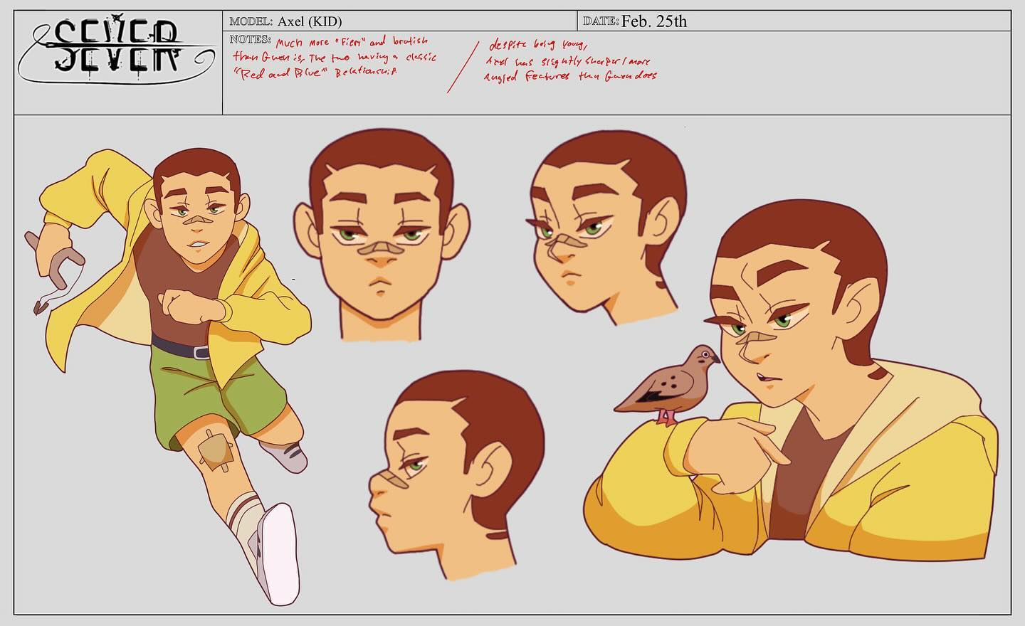 Production Sheet : Axel | SEVER “The Red String”