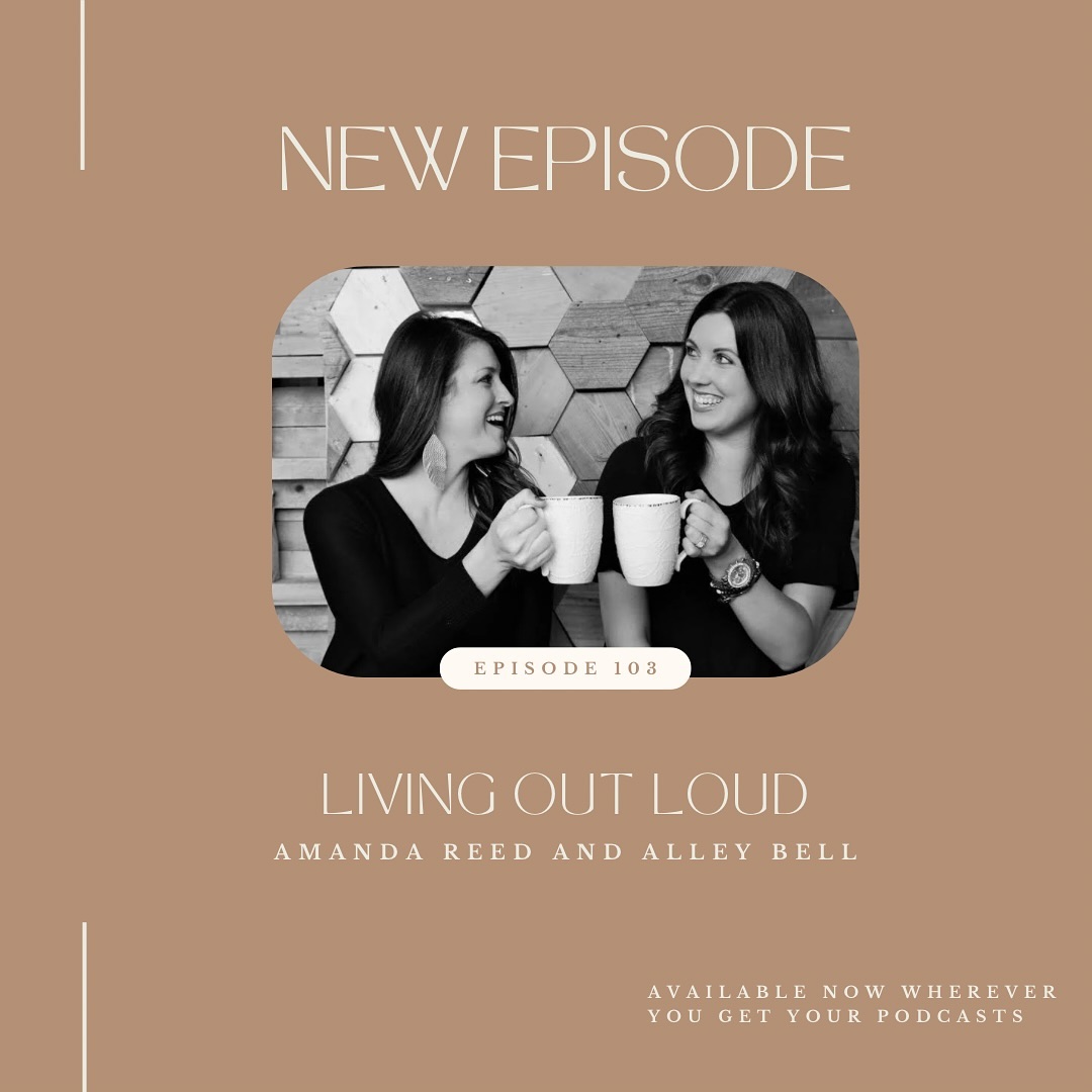 Alley Bell and Amanda Reed have created a space of encouragement for women to share their stories transparently and find community. It started as a friendship, grew into monthly podcast, conferences, and now their recently released devotional: Living Out Loud’s 30 Days of Encouragement.
Available to listen wherever you find podcasts ✨