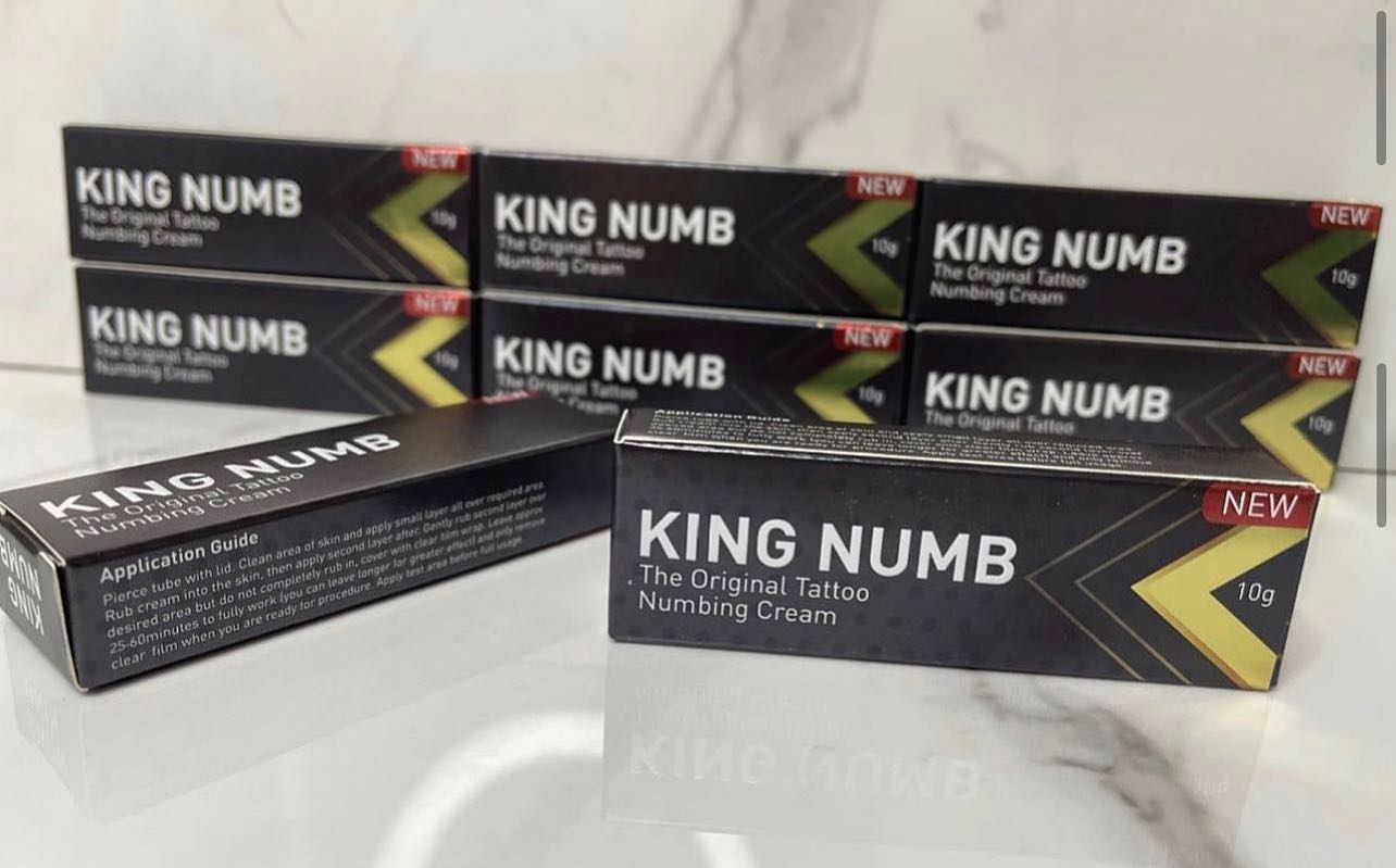 UK’s Best Selling Tattoo Numbing Cream! Lasts over 3 hours! Original Kingnumb! Promo code Kingfree1 for free fast delivery 👑 #now #tattoo #tattoonumbing #tattoonumbingcream #kingnumb #painfree #tattooideas #tattooist