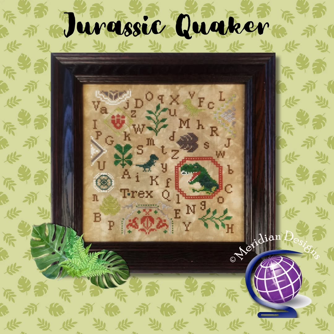 And away we go with new releases...finally!
Introducing: JURASSIC QUAKER!
A traditional style with a humorous twist. 🤣 Available on the website now.
#meridianxstitch
#crossstitch #crossstitchdesigner
#crossstitching #crossstitchersofinstagram #crossstitchpatterns #xstitchpattern #xstitching #xstitcher #stitchersofinstagram
#xstitch #xstitchersofinstagram #puntodecruz #puntocroce #korssting #korsstygn #kreuzstich #pointdecroix
#needlework #crossstitchlover #crossstitchland #crossstitchlove #crossstitchingisbadass #stitchersgonnastitch #lovecrossstitch #xstitchaddict #quaker #sampler
#crossstitchaddict #bestitchme