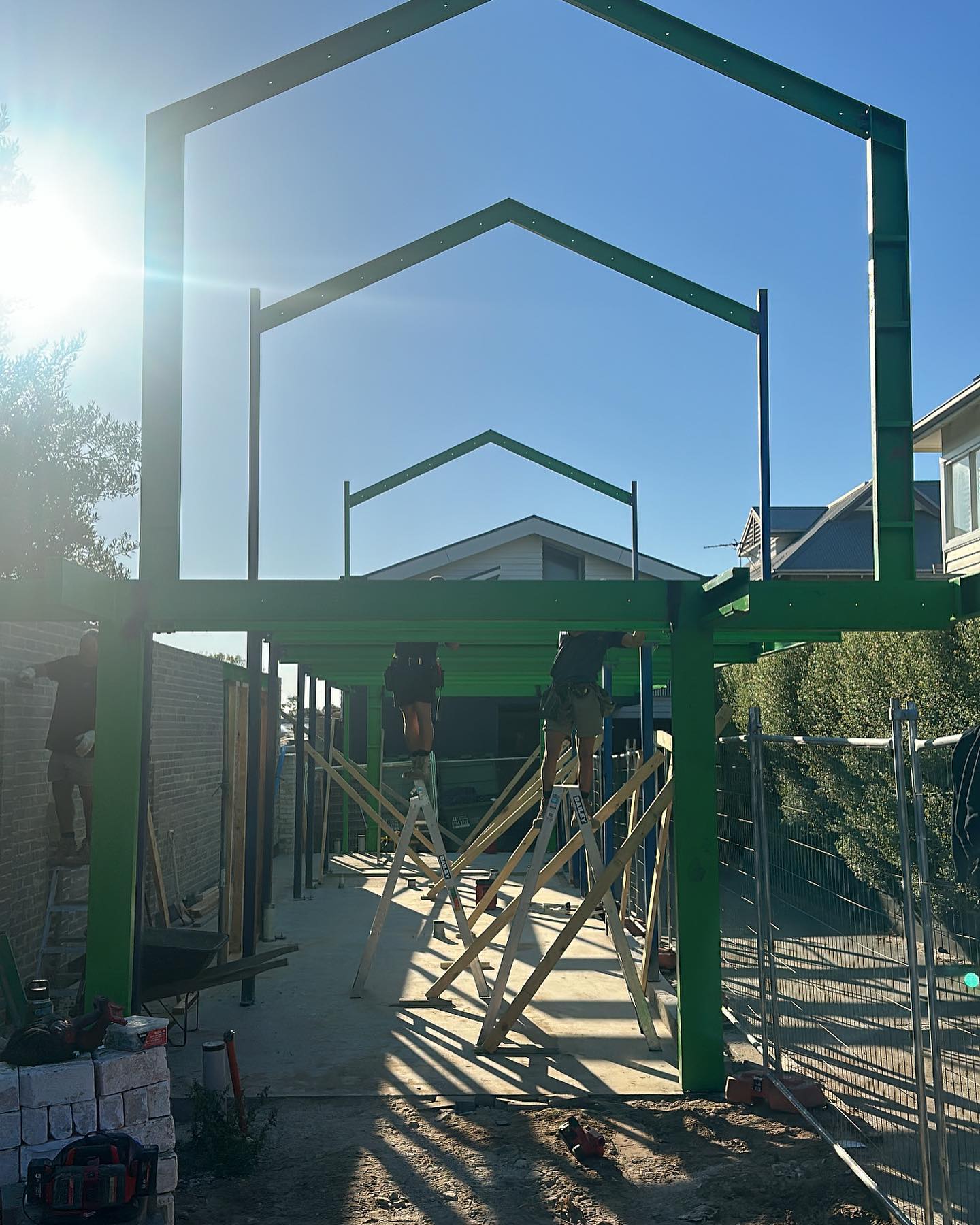 Progress on our Point Lonsdale job!