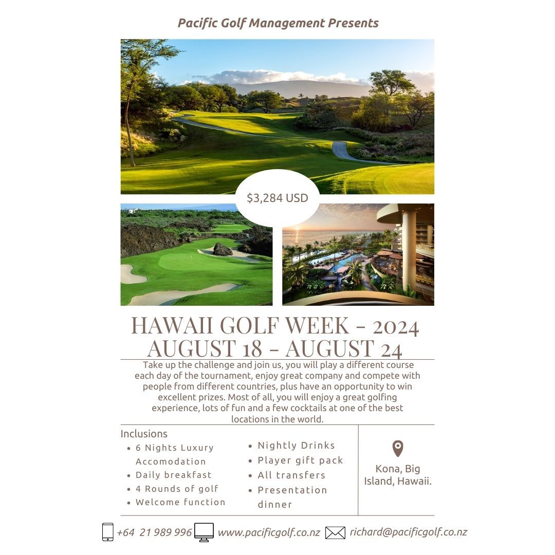 The time is approaching fast.
Have you got your passport ready ?
Dont miss out on this fantastic opportunity to spend a week in a tropical paradise with some golf and social activities thrown in.
Contact us now to confirm your place.
#golftour #golf #holiday #funinthesun
#pacificgolfmngt #puregolftours