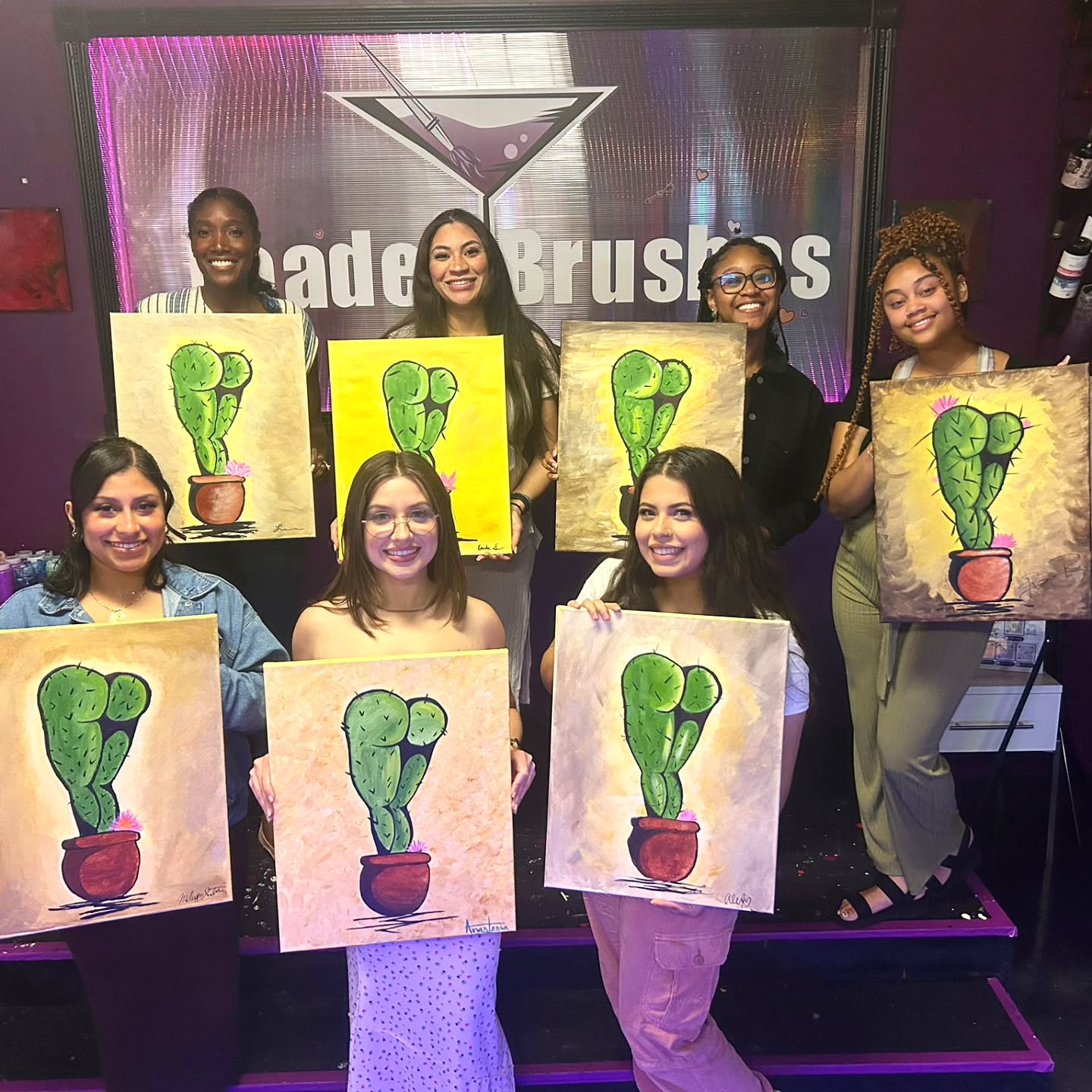 She said yes 💍 Congratulations Erica! Thank you for celebrating with us 😁
.
.
.
#shesaidyes #bridestobe #teambride #bachelorette #paintparty #paintandsip #ShopSmall #loadedbrushes