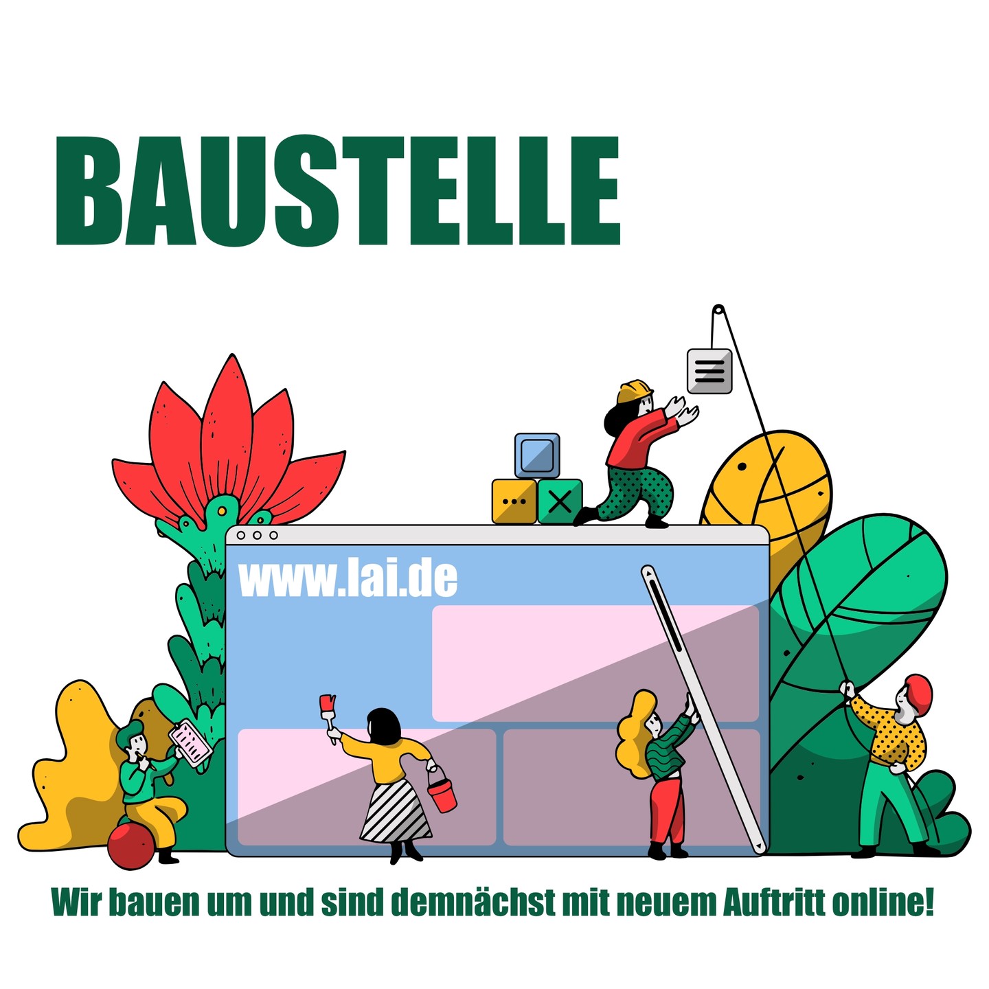 Demnächst starten wir mit einem neuen Internet-Auftritt.#lustaufinternet