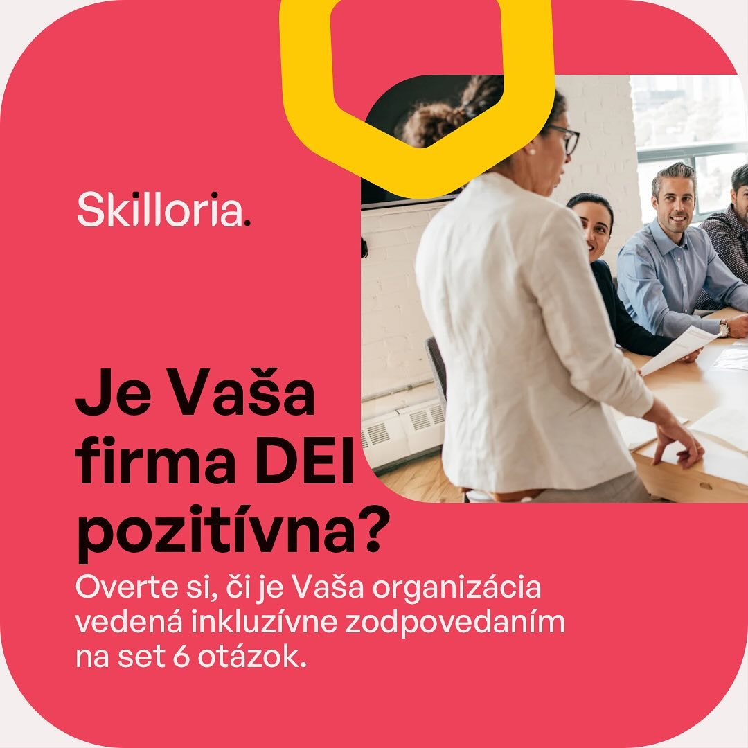 Budovanie inkluzívneho pracoviska je cesta, ktorá si vyžaduje zapojenie všetkých – od vedenia až po bežných zamestnancov. Dôležité je však začať od seba. To, či je Vaša organizácia vedená inkluzívne Vám pomôže zistiť zodpovedanie týchto 6 otázok:
💡Uvedomenie si - Sú si lídri vedomí vlastných predsudkov a správania, ktoré ovplyvňujú ich rozhodnutia?
🤔Zvedavosť - Sú lídri ochotní prijímať spätnú väzbu a hľadať cesty k lepšej inkluzívnej kultúre?
💪Odvaha - hovoria lídri otvorene o zakorenených problémoch vo vlastnej organizácii a snažia sa ich riešiť?
🌍Kultúrna inteligencia - rešpektujú lídri kultúrne rozdiely a prispôsobujú im spôsob motivácie ľudí k výkonu?
🔒Záväzok - demonštrujú lídri verejný záväzok k diverzite a inklúzii, organizačným hodnotám a kultúre?
🤝Spolupráca - vytvárajú a posilňujú lídri diverzitné tímy pre lepšiu spoluprácu a inovácie?
Ak ste odpovedali “áno” na väčšinu otázok uvedených vyššie, gratulujeme! Ste na správnej ceste k budovaniu inkluzívneho pracoviska, ktoré podporuje rozmanitosť a oceňuje jedinečnosť každého zamestnanca.
Ak je väčšina odpovedí “nie”, je to príležitosť na zlepšenie. Nebojte sa začať s malými krokmi. Zapojte vedenie, vzdelávajte sa o inklúzii a diverzite, a podporujte dialóg medzi zamestnancami. Spoločne môžete vytvoriť inkluzívne pracovisko, kde sa každý cíti vítaný a oceňovaný.
#skilloria #DEI #diversity #equity #inclusion #inkluzia #inkluzivnepracovisko #inclusiveworkplace #6Cs #sebareflexia #zvedavost #odvaha #kulturnainteligencia #zavazok #spolupraca
