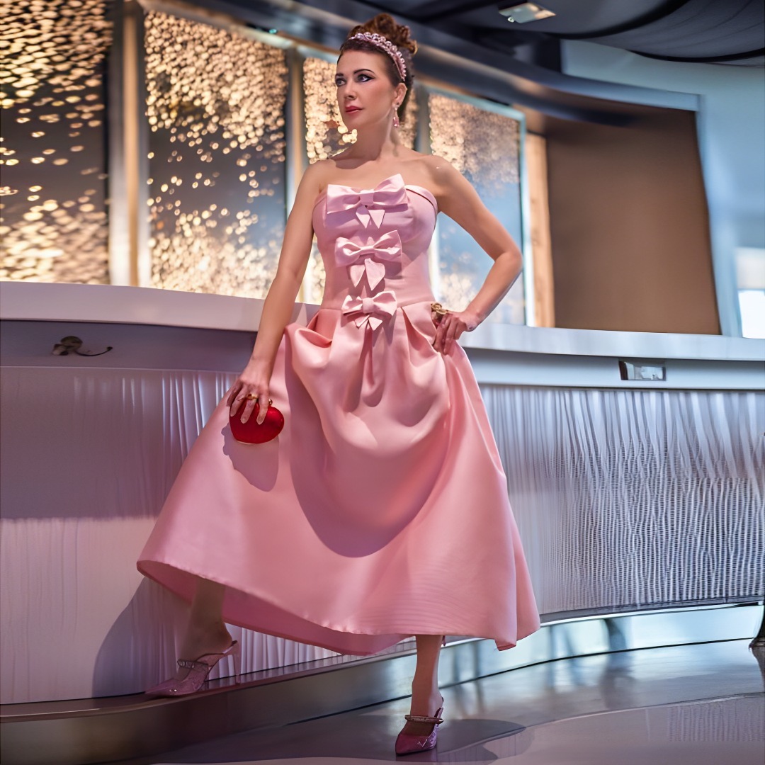 🌟✨ Spotted: The ever-glamorous Shireen ( @shireensandoval ) lighting up the night in our "Bow-tiful" dress, straight from our TA Couture Miami atelier! 🌃💖 This exquisite gown is crafted from luxurious Mikado fabric, adorned with elegant silk satin bows that add a touch of whimsy. Isn't she just radiant? ✨🎀
Photos: @omarshinez
MUA: @miamibeach_hairstylist
Hair @hairbyjes1
PA @i_am_jessierosariopr
#shireensandoval #shireensfavoritethings #beauty #clothes #designedinmiami #dress #fashion #fashiongram #fashionista #fashionpost #instafashion #lookbook #luxury #luxurygown #miamifashionblogger #miamistylist #model #outfit #style #styleblogger #tacouturemiami #todayimwearing #FashionNightOut