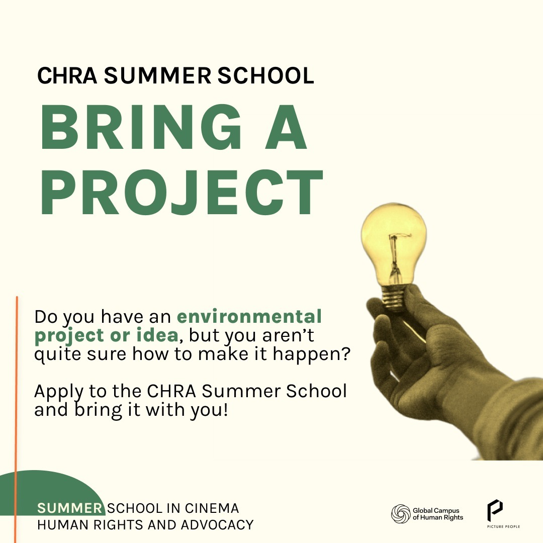 Do you have an environmental project or idea, but you aren’t quite sure how to make it happen?🌳 We can help!
Here’s how:
1. Apply to the CHRA Summer School!
2. Show your idea to industry experts! Get all the advice and guidance you need.
3. Leave with a clear action plan!
Take advantage of all the mentorship available at the CHRA. Apply now to make it happen!
📆 Save the Dates: August 26th – September 4th, 2024
📍 At Venice Lido, in the heart of @labiennale Film Festival
This initiative is powered by @picture___people and @gchumanrights
#CHRASchool #GCHumanRights #BiennaleCinema2024 #ecoactivism #environmentalist #environmentaljustice #filmindustry #filmindustrynetwork #italy #filmworld #thereisnoplanetb #humanrights #humanrightsadvocacy #peoplescreatives #savetheplanet #climatechange #climate #climatestrike #climateaction #climatechangeisreal #climatecrisis #climateemergency #climatejustice #explorepage #standup4humanrights #documentaryfilmmaking #independentfilmmaking
