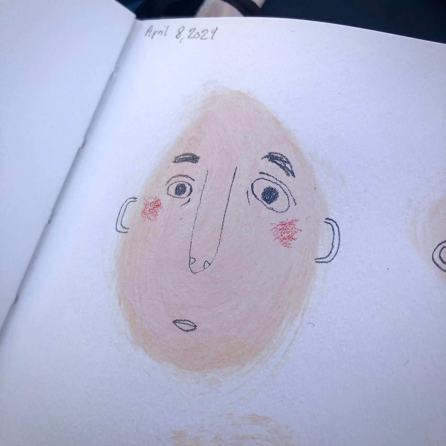 Drawing with my boy.