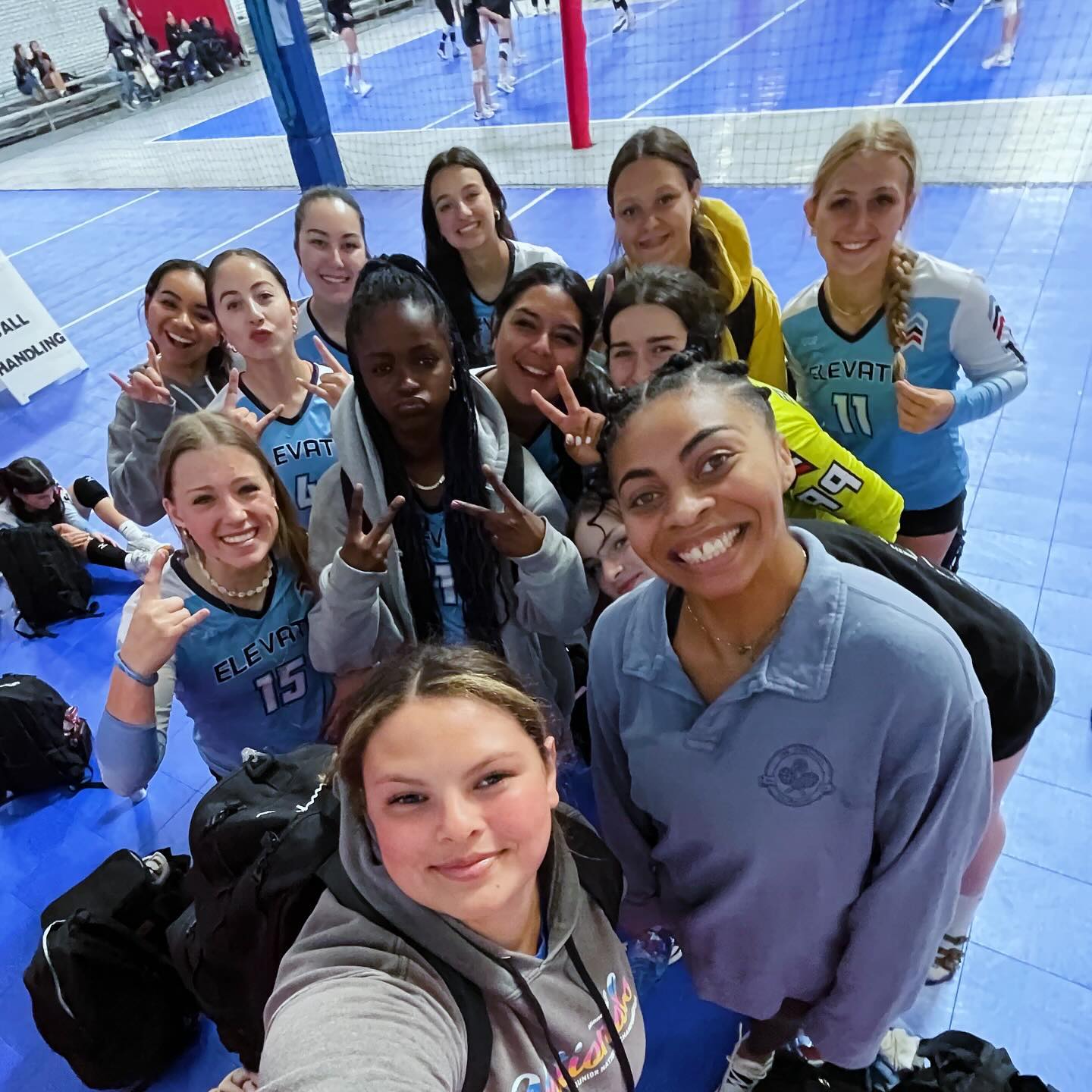 Congratulations to all of our PAO Elevate HS players and teams for an awesome Sunday tourney!! #playasone #elevatevolleyball