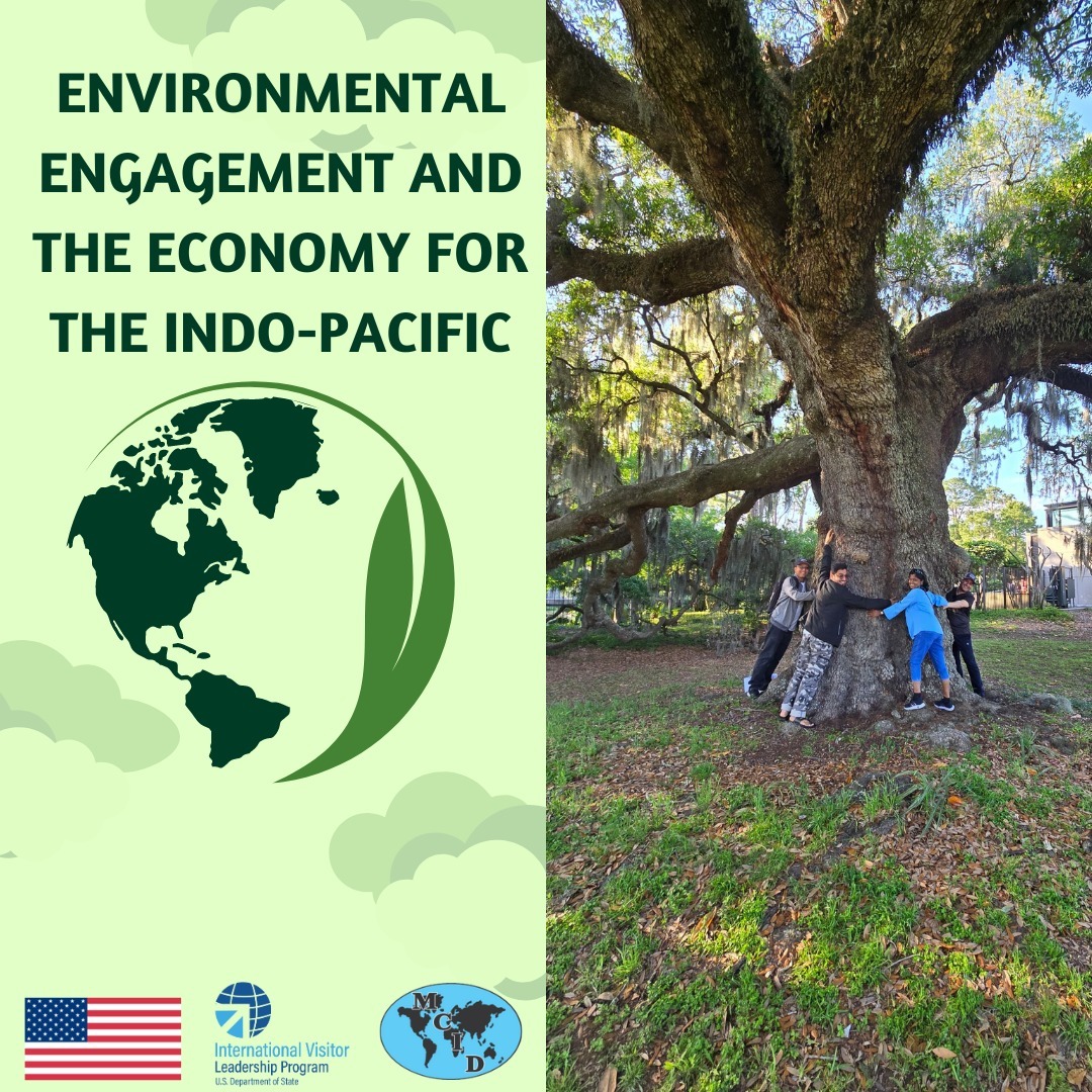 In April, MCID Washington had the pleasure of welcoming a group of professionals for a @stateivlp project titled “Environmental Engagement and the Economy for the Indo-Pacific.” These seven visitors, coming from six different countries in the Indo-Pacific region, gathered in the U.S. to discuss many subjects, like the intersection between ensuring business profitability and protecting the environment. While in the States, the visitors traveled to DC, New Orleans, Minneapolis, and Denver to meet with their American counterparts and discuss responses to environmental disasters, eco-friendly business practices, and techniques for curbing methane gas emissions, among many more topics. MCID would like to thank our CBM partners at @globalneworleans, @globalminnesota, and @worlddenver for all of their hard work in putting together this program!