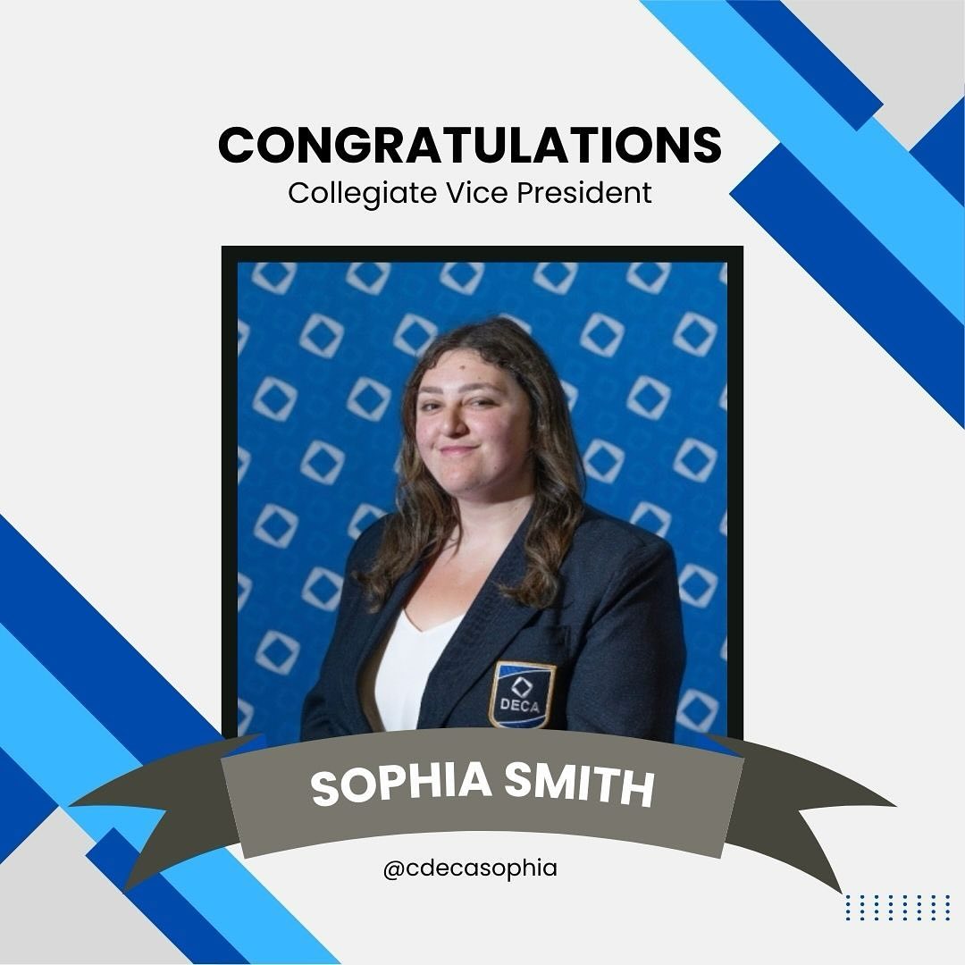 Congratulations @cdecasophia on your position as Collegiate Vice President! Arizona is so proud of you and we can’t wait to see you thrive on this team. 💙