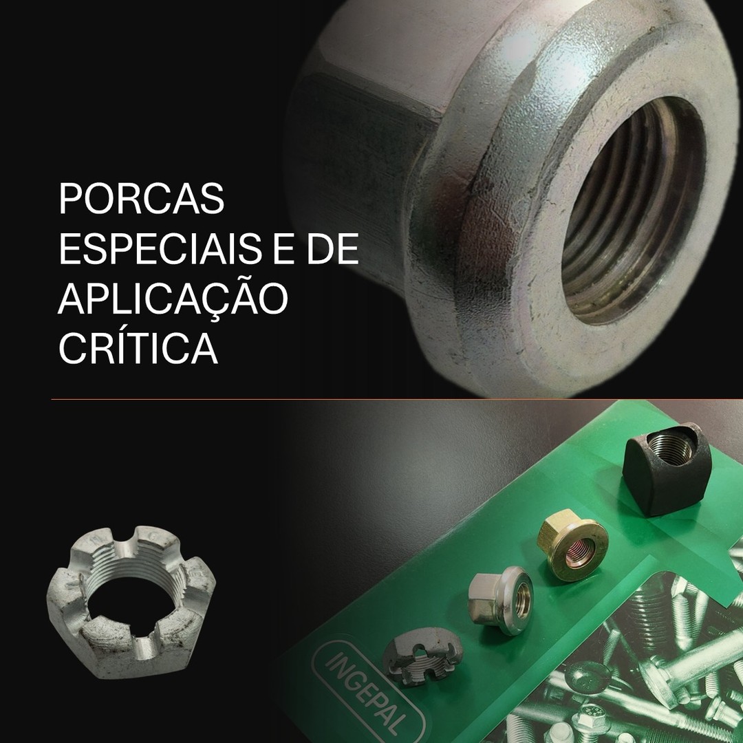 Quando se trata de porcas de cardan, roda, esteira ou eixo entalhado, somos especialistas! 🛠️💪 #Fabricação #Qualidade
