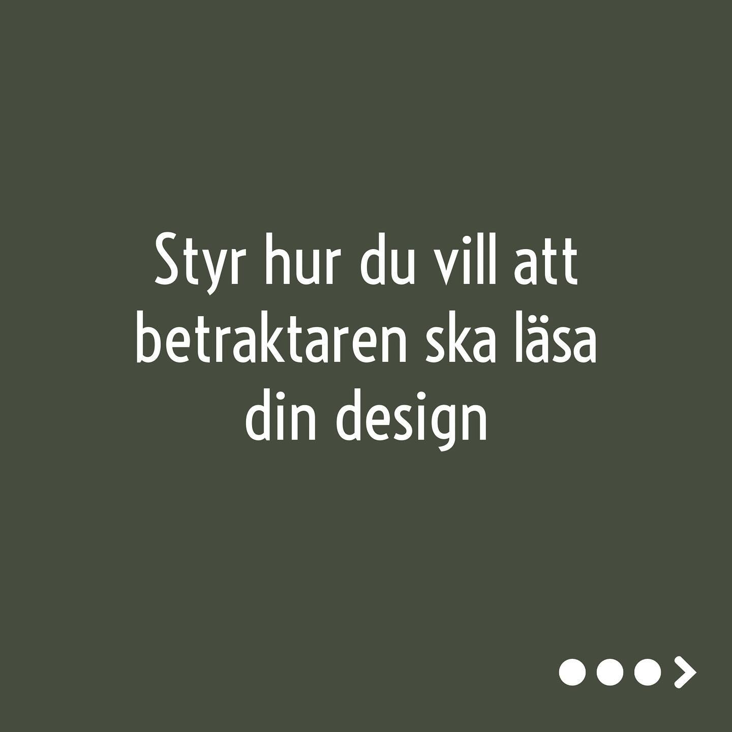 Styr ögat mot det viktigaste du vill förmedla eller till den ordning du vill att betraktaren ska se ditt innehåll. 🙌🏼
Detta gör du genom att använda dig utav hierarki.
Att använda olika storlekar på texter eller element så styr du ögat via en osynlig väg.
Vilket betyder att du bestämmer hur din design ses hos mottagaren. ☺️
Har du hört hierarki i detta sammanhang förr?
#brand #branding #brandidentity #design #grafiskdesign #designer #grafiskdesigner #varumärke #visuellekommunikation #visuellidentitet #varumärkesbyggande #varumärkesdesign #marknadsföringstips #marknadsföring #soloprenör #soloföretagare #egenföretagare #drivaeget