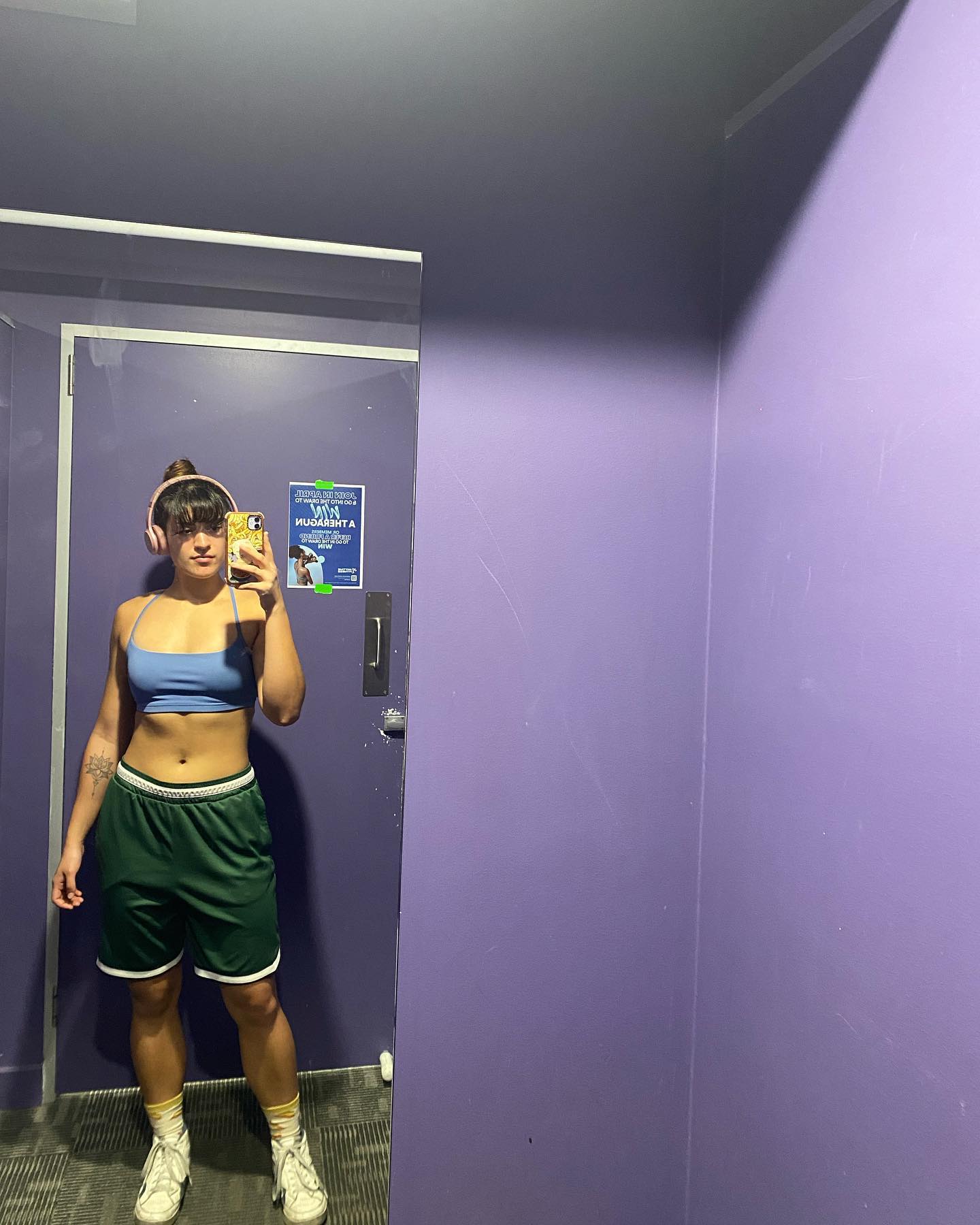 hi my name’s Jess look at my muscles. They’re half the size of your dad’s but to me they’re massive