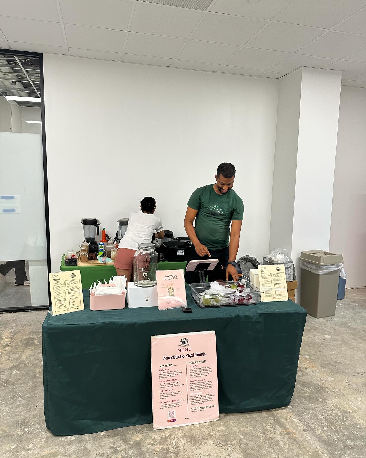 Test run service at 6565 W Loop (Bellaire Park 1-2) with @bundtcakeaholic and @farmtobottlejuices