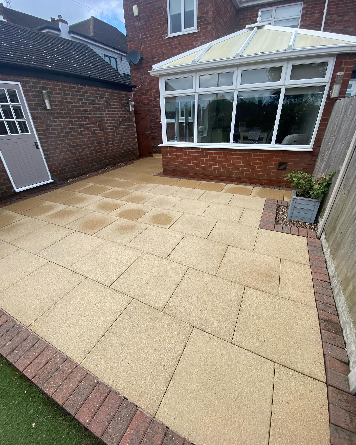 Patio area getting a new lease of life ready for the summer months 🧽