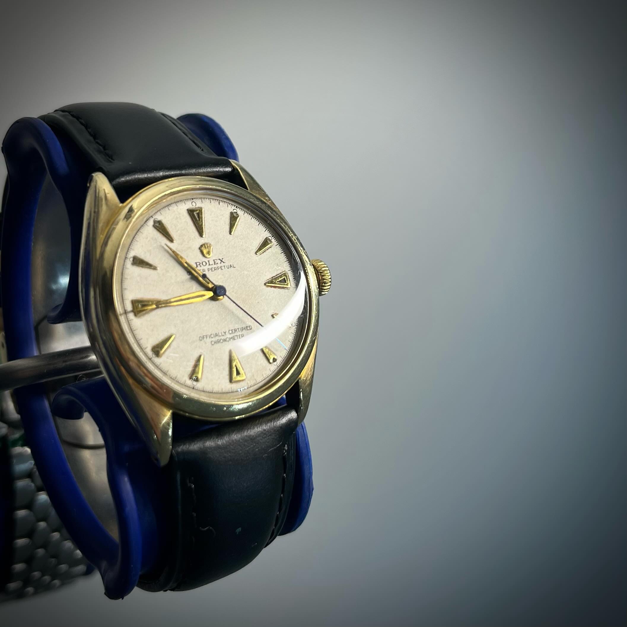 Vintage gold Rolex Oyster Perpetual serviced