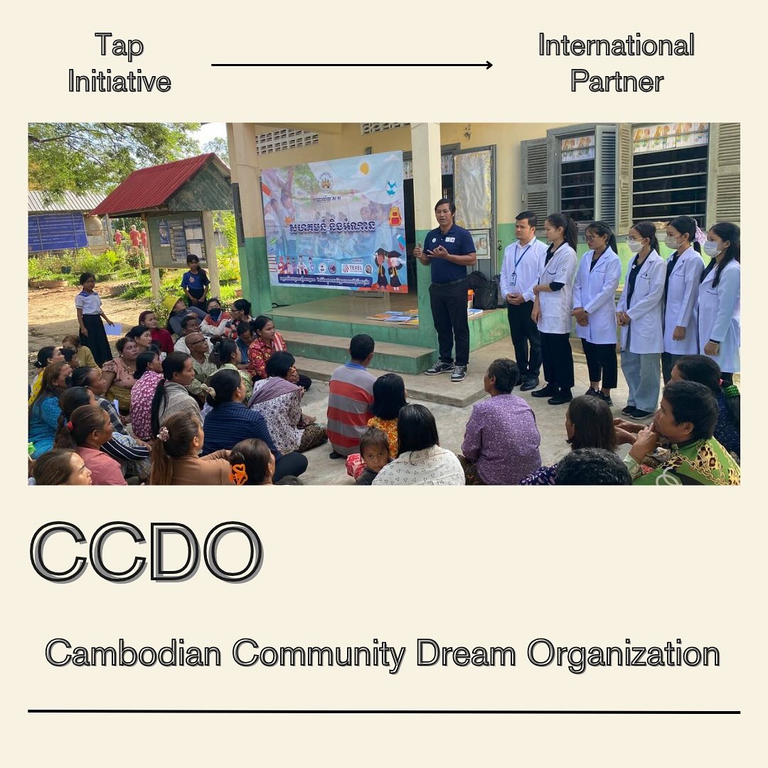 Introduction to the Cambodia Community Dreams Organization, also known as CCDO - The Tap Initiative’s current international partner 🤝