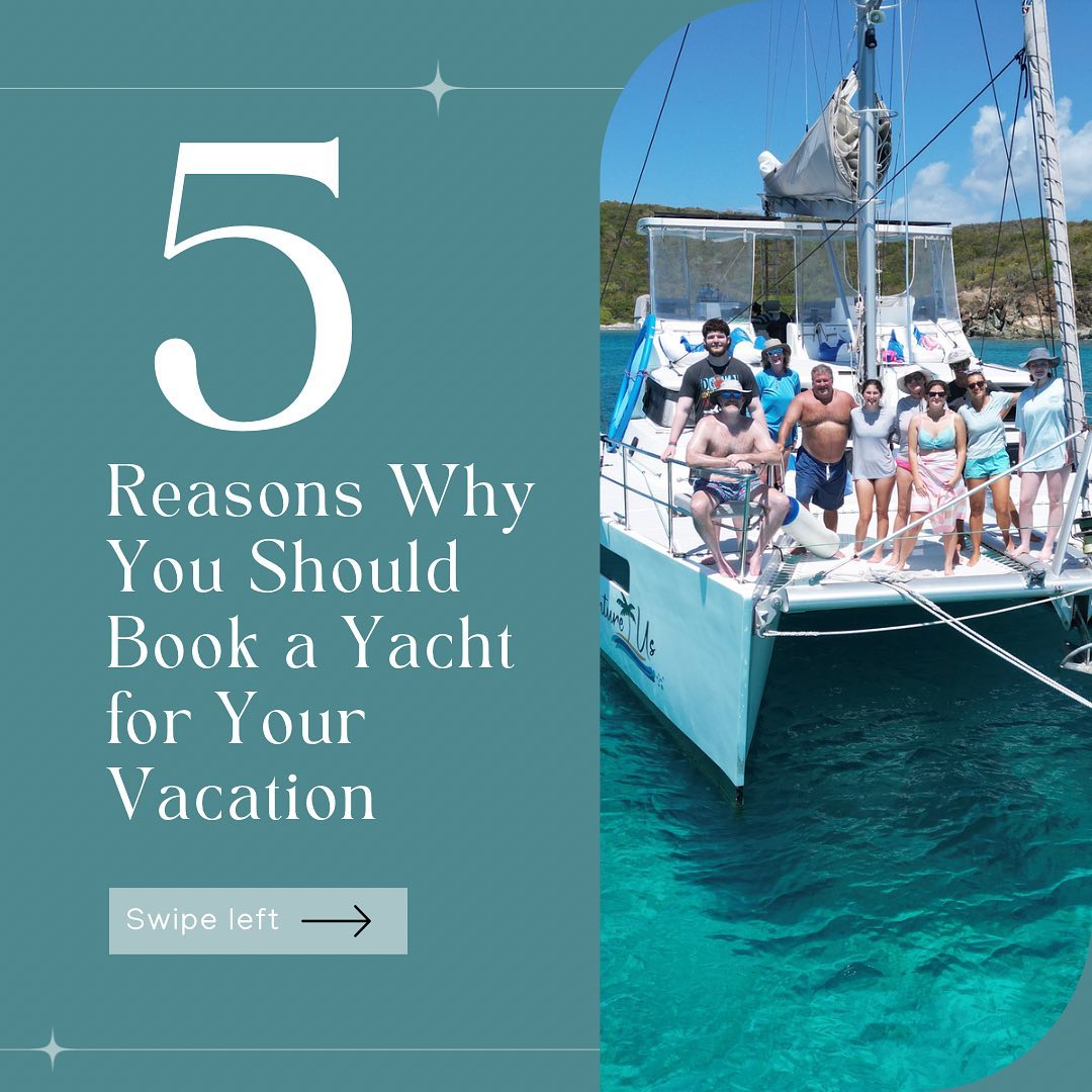 Craving an unforgettable vacation?
Discover 5 reasons why a yacht could be your dream vacation!
Contact us today to make your dream come true!
#yachtcharter #yacht #yachtlife #yachting #yachts #luxuryyacht #island #virginislands #yachtlifestyle #sailing #yachtworld #boat #boatlife #travel #luxurylifestyle #luxury #yachtinglifestyle #yachtlover #boating #yachtbroker #vacation #luxuryvacation #boats #sea #summer #charteryacht