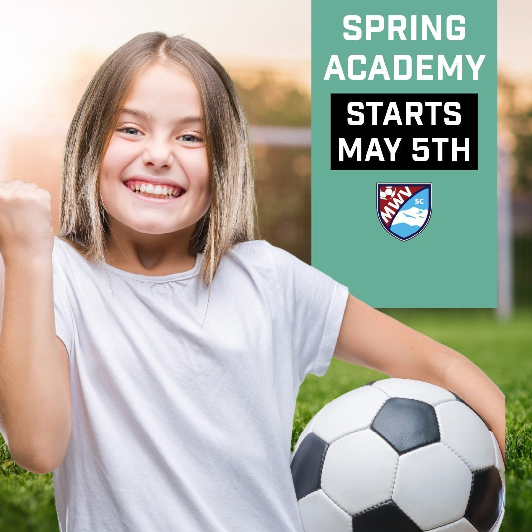 Spring Soccer Academy for ages 3-8 kicks off May 5th! Still time to register. Already registered? Share with friends! Gather your squad and get ready for fun!