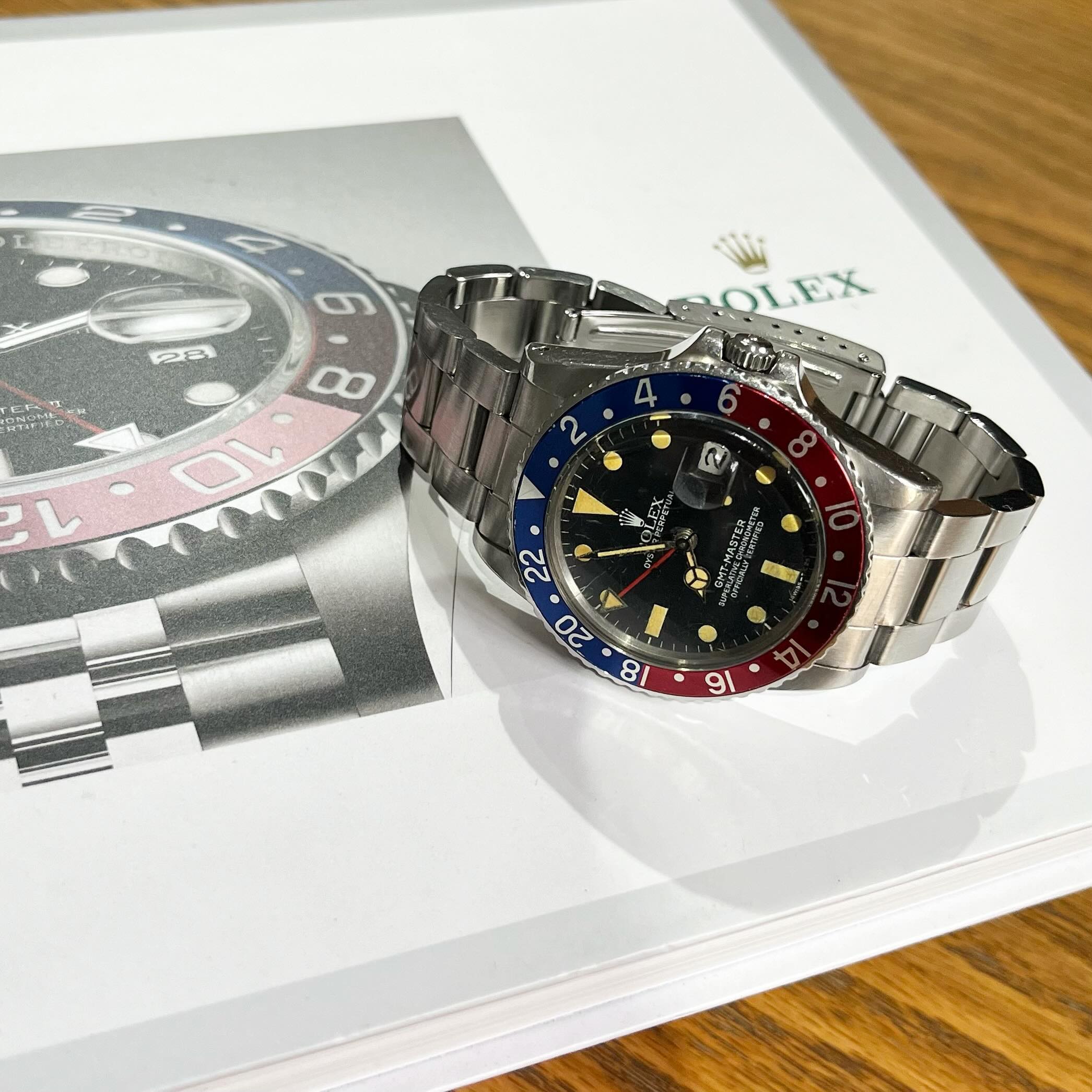 16750 Rolex GMT Master Pepsi. Serviced