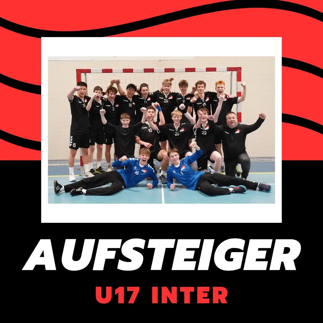 Nach einer perfekten 2ten Hauptrunde und 2 gewonnenen Aufstiegsspielen, spielt unsere U17 die nächste Saison wieder im Inter 💪
Herzliche Gratulation! 🎉❤️🤍