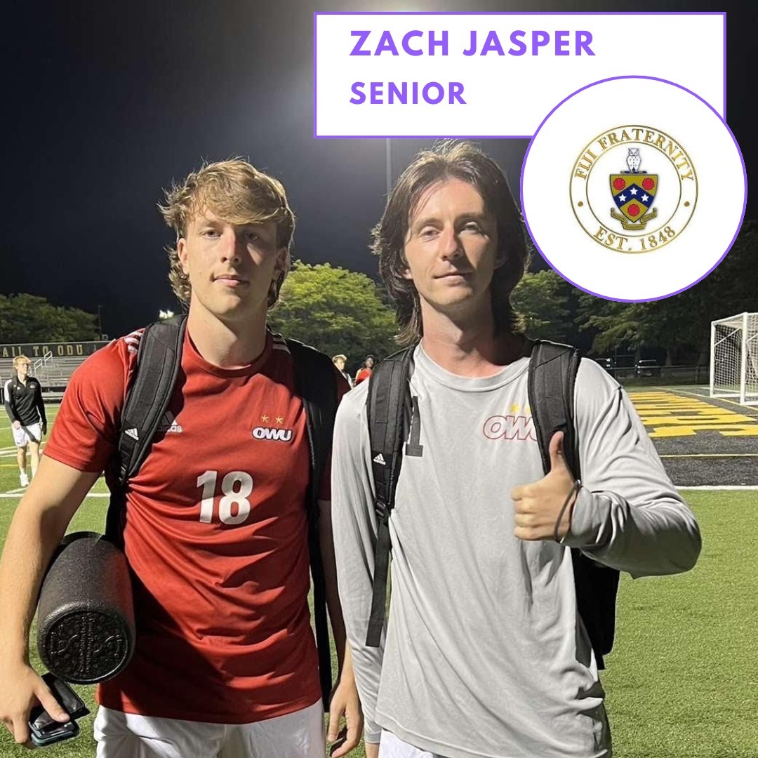 SENIOR SPOTLIGHT: Zach Jasper
Hometown: Hilliard, OH
Major: Chemistry Major, Mathematics Major, Pre-Medicine Major, Economics Minor
Post-grad Plan: Taking a gap year then planning to pursue a doctorate in mathematics.
Fun fact: I have a cat named Stanley.
Favorite FIJI memory: Playing games in the basement with brothers.
Congratulations Jasper! FIJI wishes you the best of luck getting a doctorate in mathematics! You will be missed.
Proud to be.
#proudtobe #senior #graduation #fiji #phigammadelta
