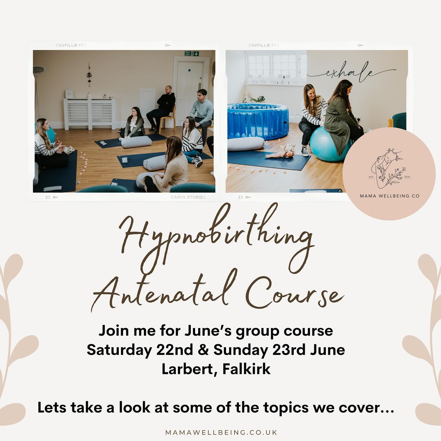 Pregnant and due between July-October 2024?
Congratulations!🤰
You might be experiencing lots of feelings and emotions when thinking about birth
For most people the fear of the unknown, feeling out of control, or overwhelm of where to even begin when it comes to birth can feel scary
You are not alone - I hear this a lot, and I get it, there is a lot to juggle and think of
So let’s look to turn that around so you and your partner feel more prepared, informed and excited about birth and beyond
Join me for my next Hypnobirthing antenatal course in June, a full birth prep course to:
🌸 Discover the different options available to you, to help you decide what feels right for you and your baby
🌸 Navigate the modern maternity system so it can work best for you and your wishes
🌸 Practice tools & techniques to help ease tension & worry
🌸 Get practical evidenced based birth and postpartum information
🌸 And most importantly learning to nurture your self trust - knowing that you know what’s best for you & your baby
🌸 Leave feeling excited, closer to your partner & empowered through this journey together
Sat 22nd & Sun 23rd June
1-6pm each day
📍 @thetranquilyogastudio Larbert, Falkirk
➡️ Swipe to find out more details about some of the topics covered on the course
Message me “Hypnobirthing” to chat more about the course, or to get booked in 💬
Gilly x