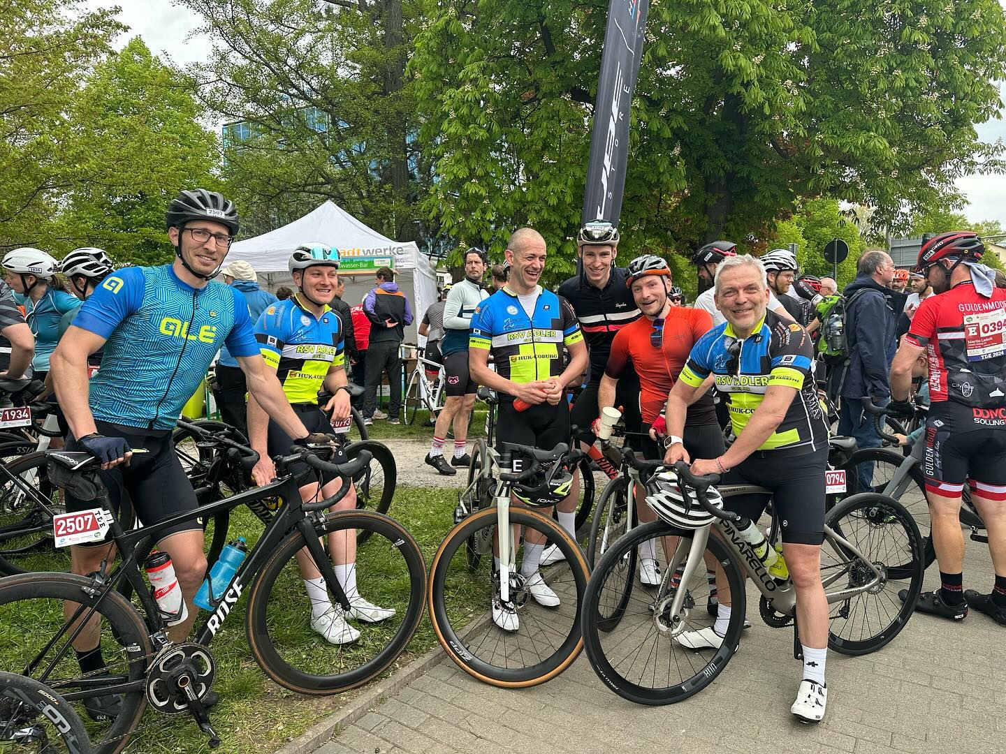Die Adler auf Außeneinsatz bei der Tour d‘Energie in Göttingen am 28.04.2024